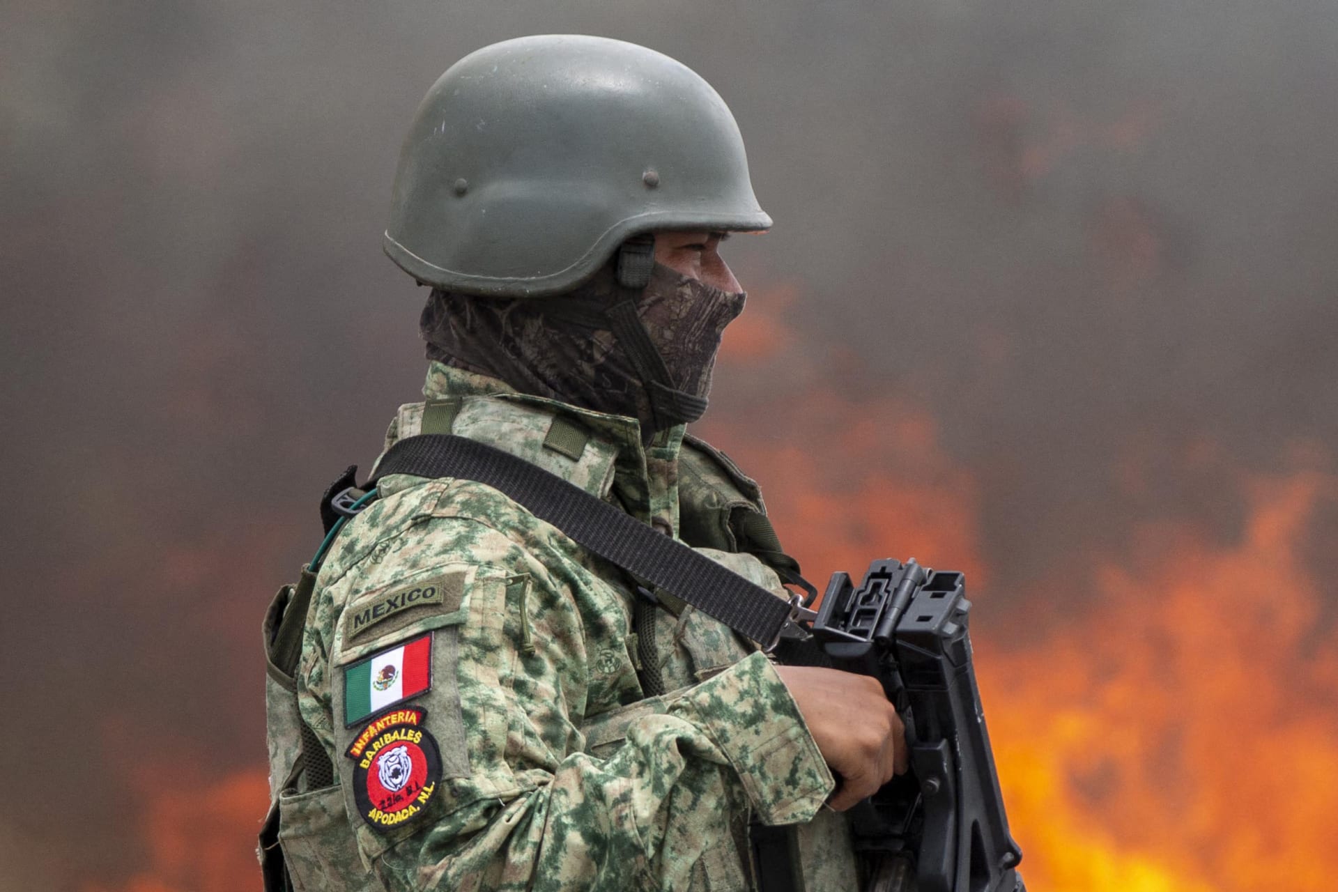 MEXICO-DRUGS-ARMY-INCINERATION