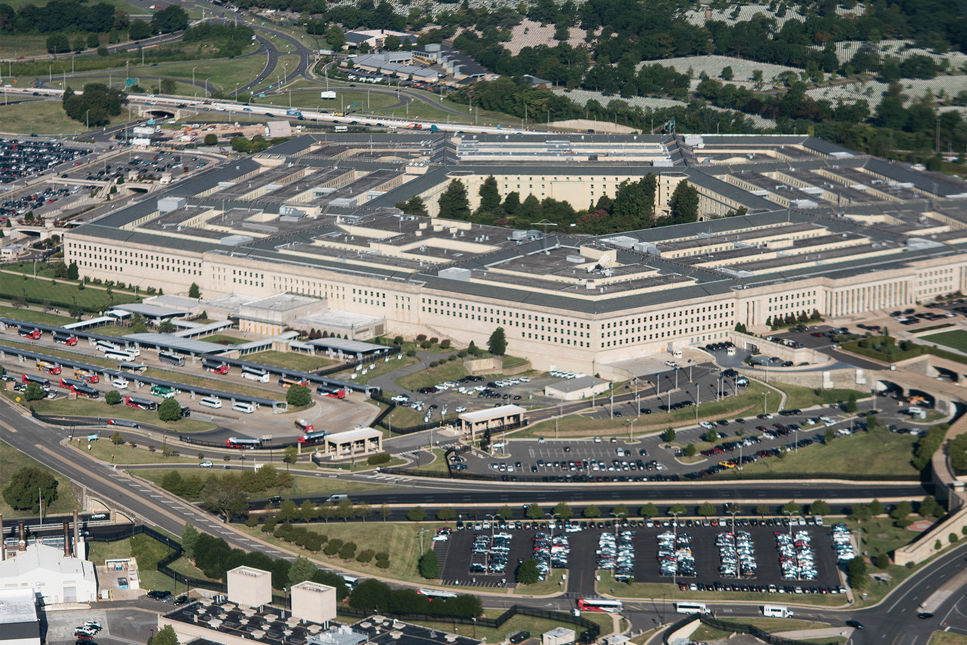 <p>Aerial view of the Pentagon</p>