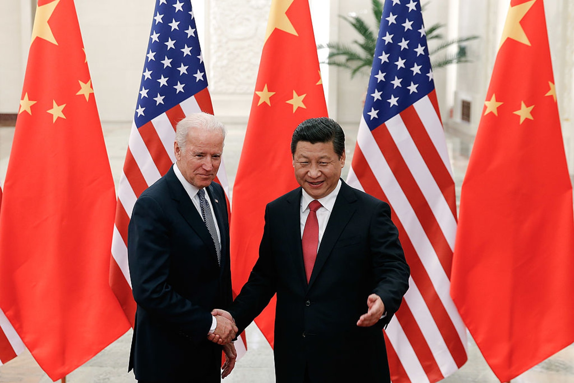 Biden and Xi Jinping