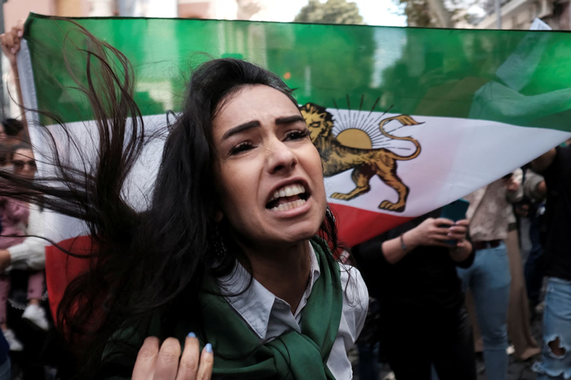 iranian protest woman