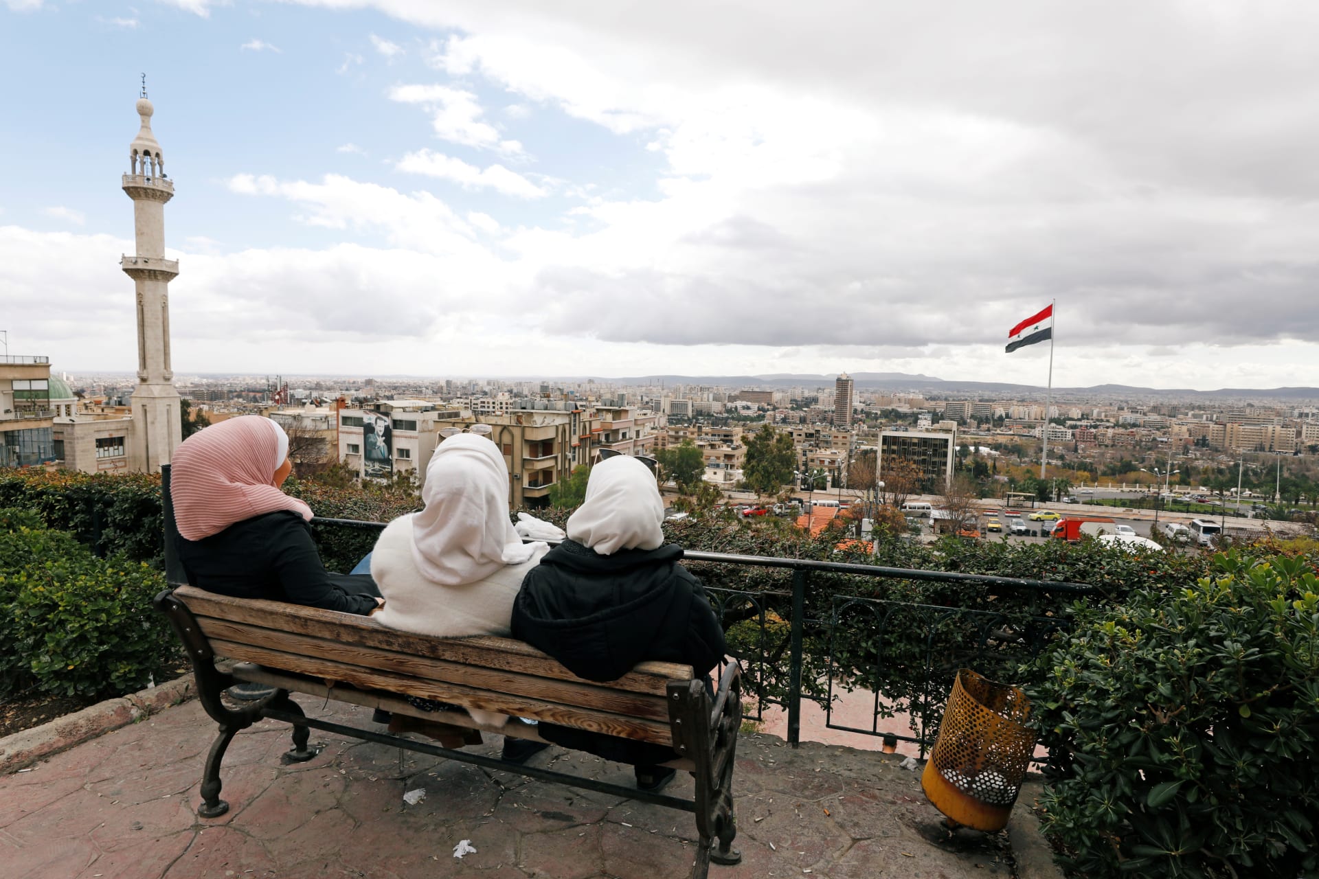 <p>Women in Damascus, Syria February 27, 2018. </p>
