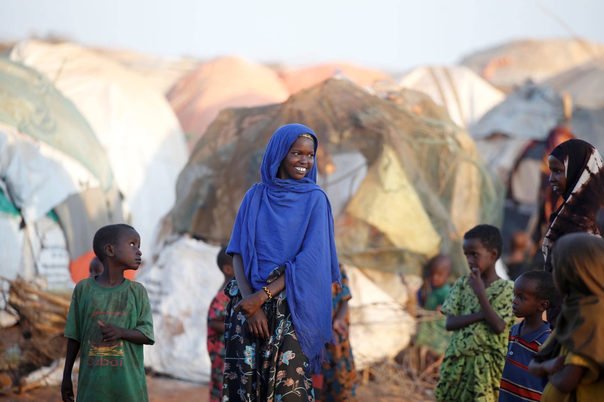 <p>A girl in Dollow, Somalia.</p>
