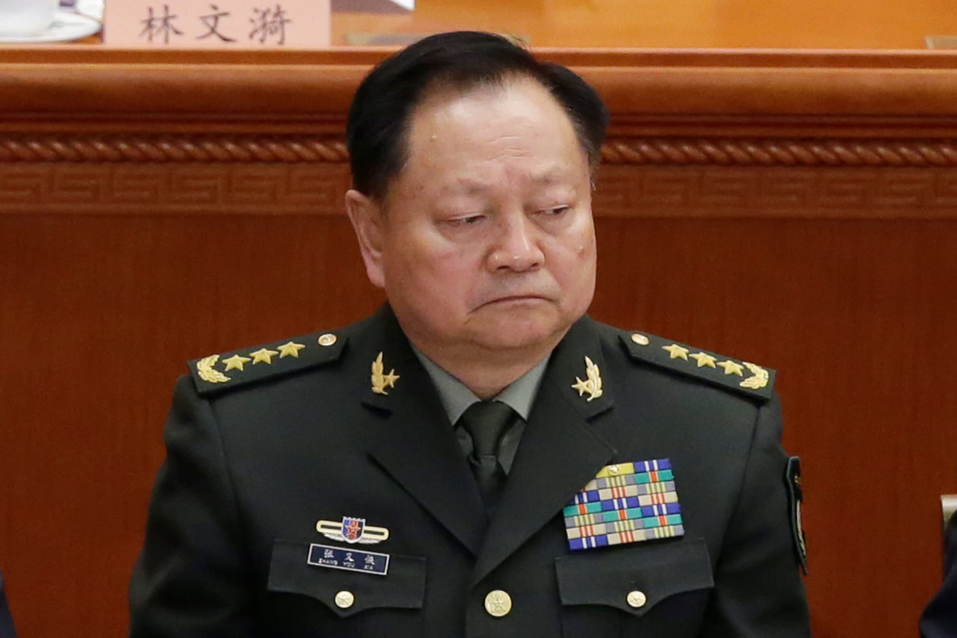 Vice chairman of the Central Military Commission Zhang Youxia attends the opening session of the CPPCC in Beijing
