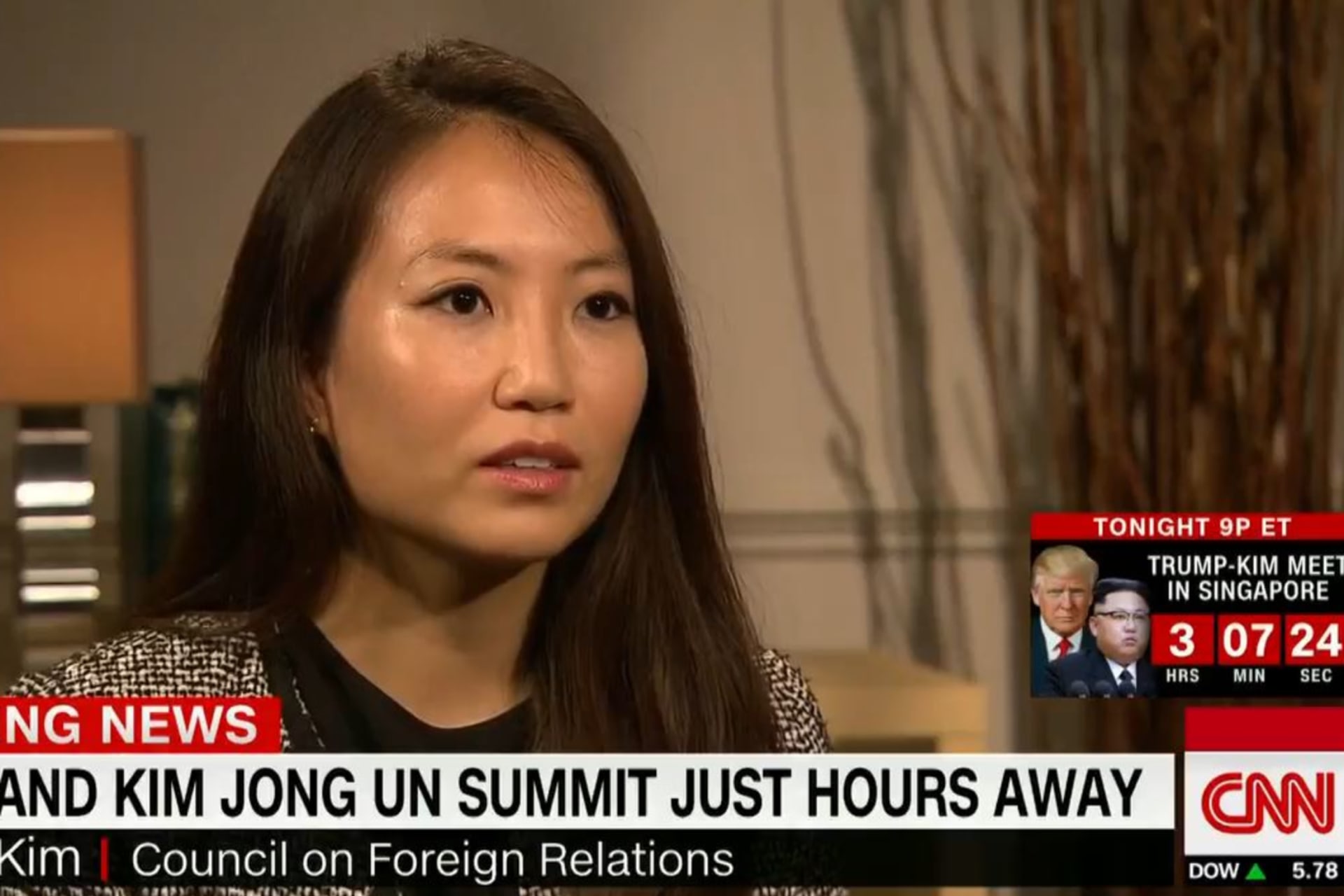 Kim on CNN 6.11