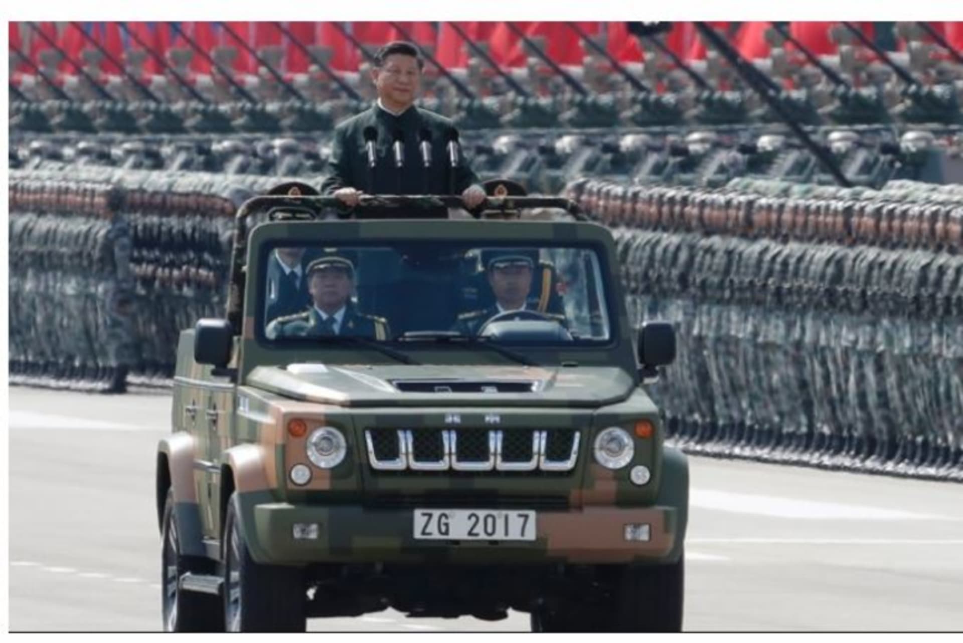 <p>China’s Xi Jinping greets PLA’s Hong Kong troops in show of force</p>
