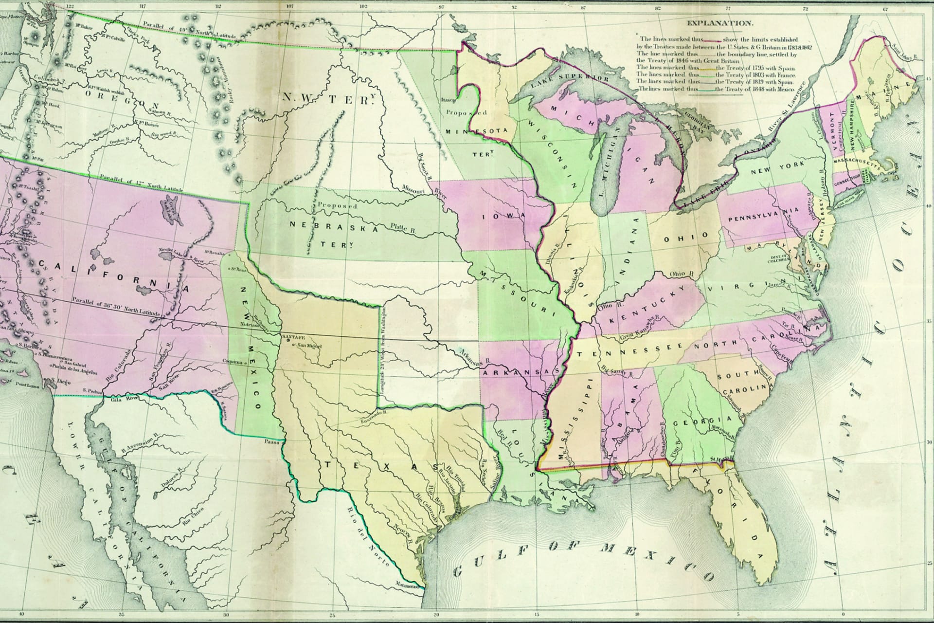 <p><span class="NormalTextRun SCXW222540313 BCX0">“Map of the United States Including Western Territories,” by Ephraim Gilman, as the official House of Representatives Map of the United States in 1848</span><span class="NormalTextRun SCXW222540313 BCX0">. </span></p>
