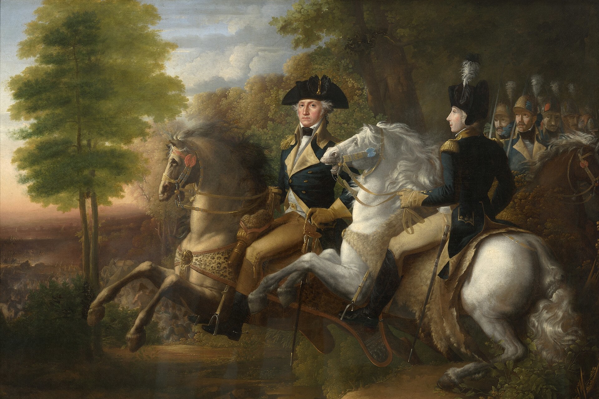 <p><span class="NormalTextRun SCXW190164940 BCX0">“</span><span class="NormalTextRun SCXW190164940 BCX0">Washington and Lafayette at the Battle of Brandywine</span><span class="NormalTextRun SCXW190164940 BCX0">” by John Vanderlyn in </span><span class="NormalTextRun SCXW190164940 BCX0">the early 19th century</span><span class="NormalTextRun SCXW190164940 BCX0">. </span></p>
