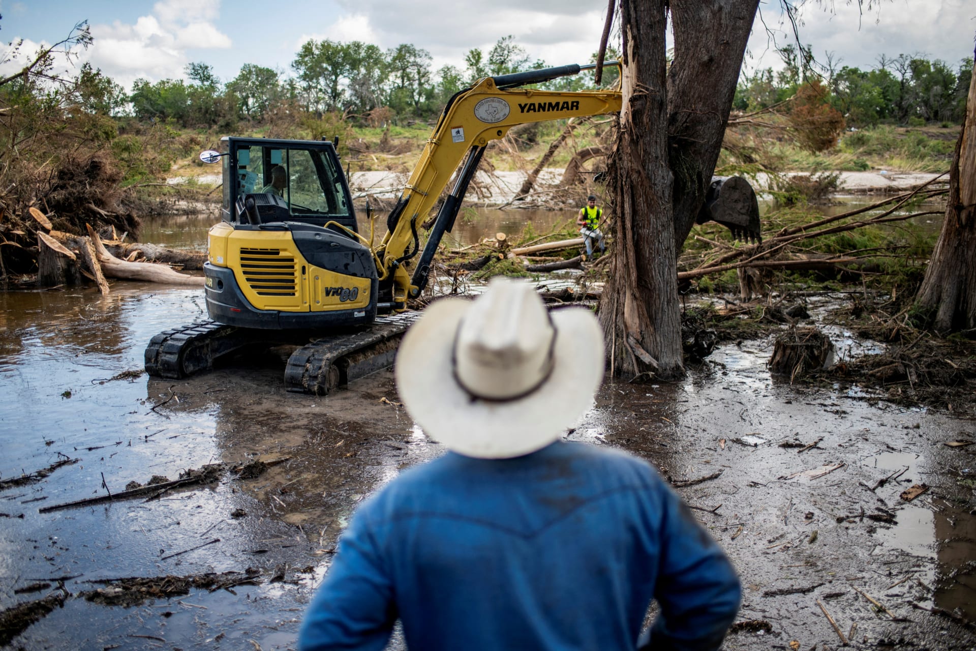 Aftermath of deadly flooding in Kerr County, Texas
