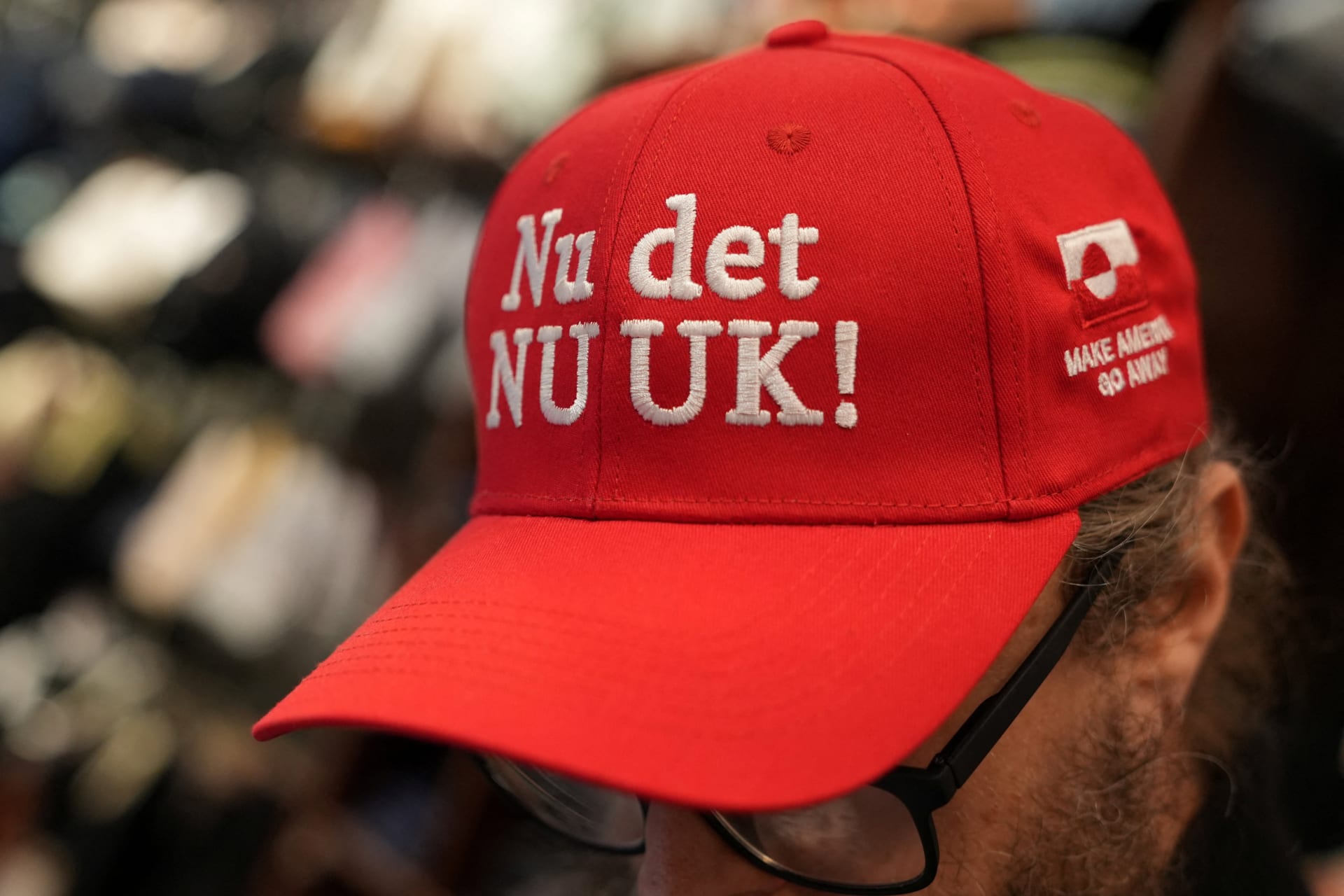 'Make America Go Away' red caps become symbol of defiance in Greenland standoff