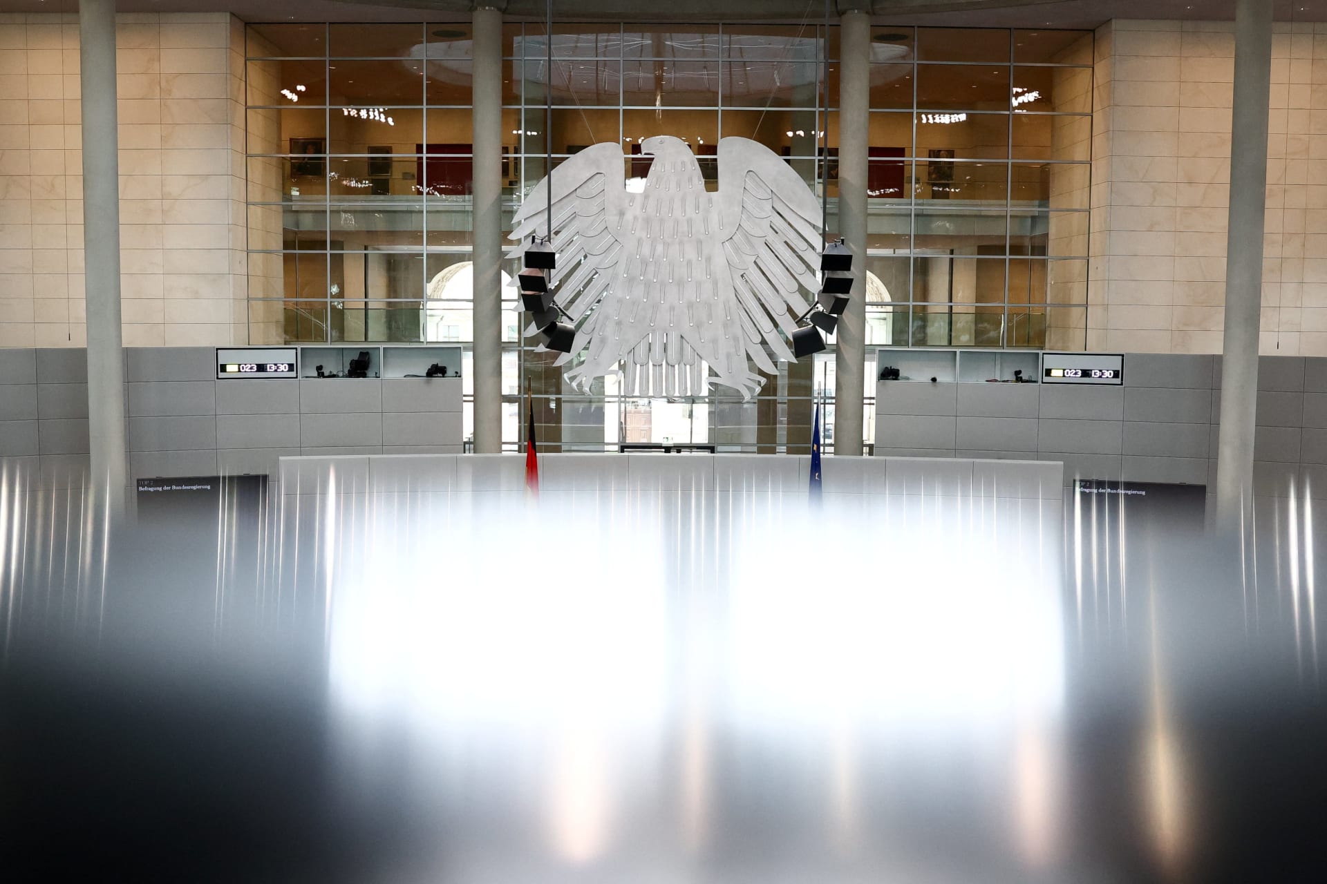 Session at the German lower house of parliament Bundestag, in Berlin