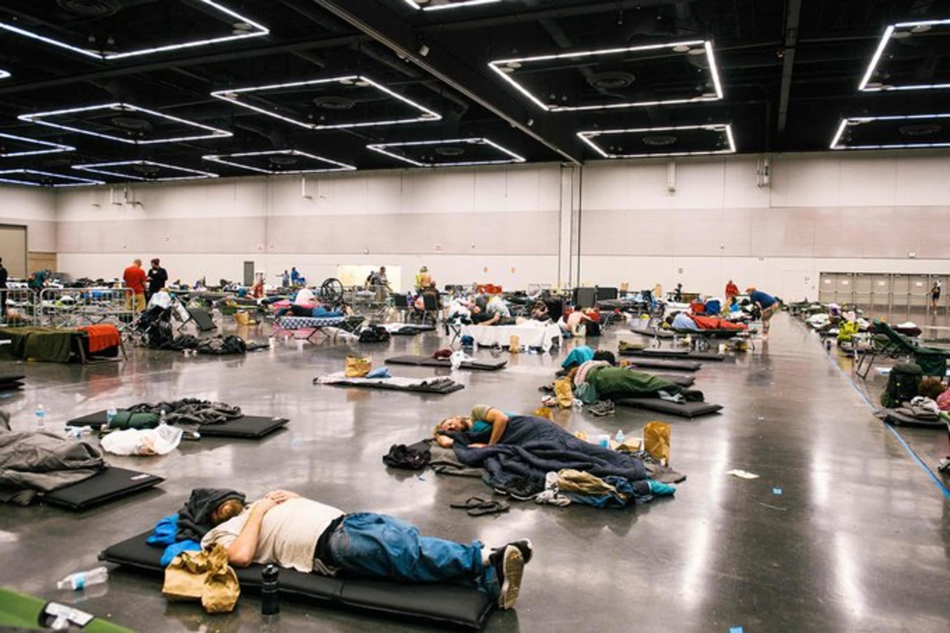 <p>UNITED STATES: Some cities have set up public cooling centers, such as this one in Portland, Oregon.  <span class="immersive-image__figcaption-credit">Kathryn Elsesser/AFP/Getty Images</span></p>
