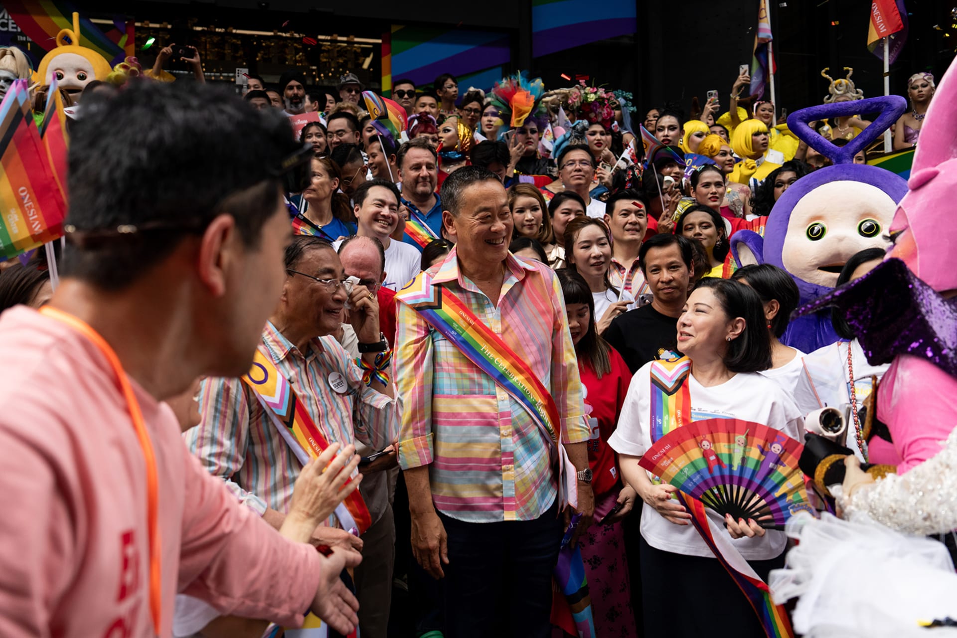 <p>BANGKOK: Prime Minister Srettha Thavisin participates in the opening ceremony of Bangkok Pride 2024.</p>
