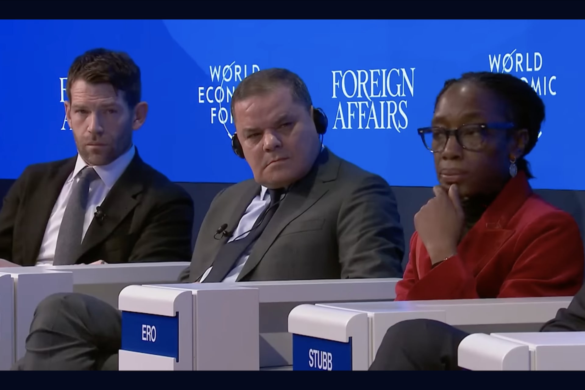 <p><span class="TextRun Highlight SCXW216496527 BCX0" lang="EN-US" xml:lang="EN-US" data-contrast="none"><span class="NormalTextRun SCXW216496527 BCX0">At the World Economic Forum, </span></span><em><span class="TextRun Highlight SCXW216496527 BCX0" lang="EN-US" xml:lang="EN-US" data-contrast="none"><span class="NormalTextRun CommentStart CommentHighlightPipeRest CommentHighlightRest SCXW216496527 BCX0">Foreign Affairs</span></span></em><span class="TextRun Highlight SCXW216496527 BCX0" lang="EN-US" xml:lang="EN-US" data-contrast="none"><span class="NormalTextRun CommentHighlightPipeRest SCXW216496527 BCX0"><em> </em>Editor Daniel Kurtz-Phelan, Prime Minister of Libya </span><span class="NormalTextRun SCXW216496527 BCX0">Abdul Hamid </span><span class="NormalTextRun SpellingErrorV2Themed SCXW216496527 BCX0">Dbeibe</span><span class="NormalTextRun SCXW216496527 BCX0">, </span></span><span class="TrackChangeTextInsertion TrackedChange SCXW216496527 BCX0"><span class="TextRun Highlight SCXW216496527 BCX0" lang="EN-US" xml:lang="EN-US" data-contrast="none"><span class="NormalTextRun CommentStart CommentHighlightPipeRest CommentHighlightRest SCXW216496527 BCX0">and </span></span></span><span class="TextRun Highlight SCXW216496527 BCX0" lang="EN-US" xml:lang="EN-US" data-contrast="none"><span class="NormalTextRun CommentHighlightPipeRest SCXW216496527 BCX0">International Crisis Group President and CEO Comfort Ero discuss</span> <span class="NormalTextRun SCXW216496527 BCX0">what leaders can do to stem the breakdown of security norms and bolster</span> <span class="NormalTextRun SCXW216496527 BCX0">collective security</span><span class="NormalTextRun SCXW216496527 BCX0">.</span></span><span class="EOP SCXW216496527 BCX0" data-ccp-props="{"134245417":false,"134245418":false,"134245529":false,"201341983":0,"335559740":240}"> </span></p>
