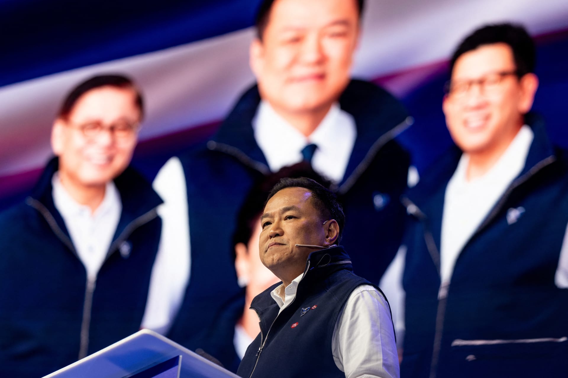 Thailand's Bhumjaithai party campaign ahead of Thailand's general elections, in Bangkok