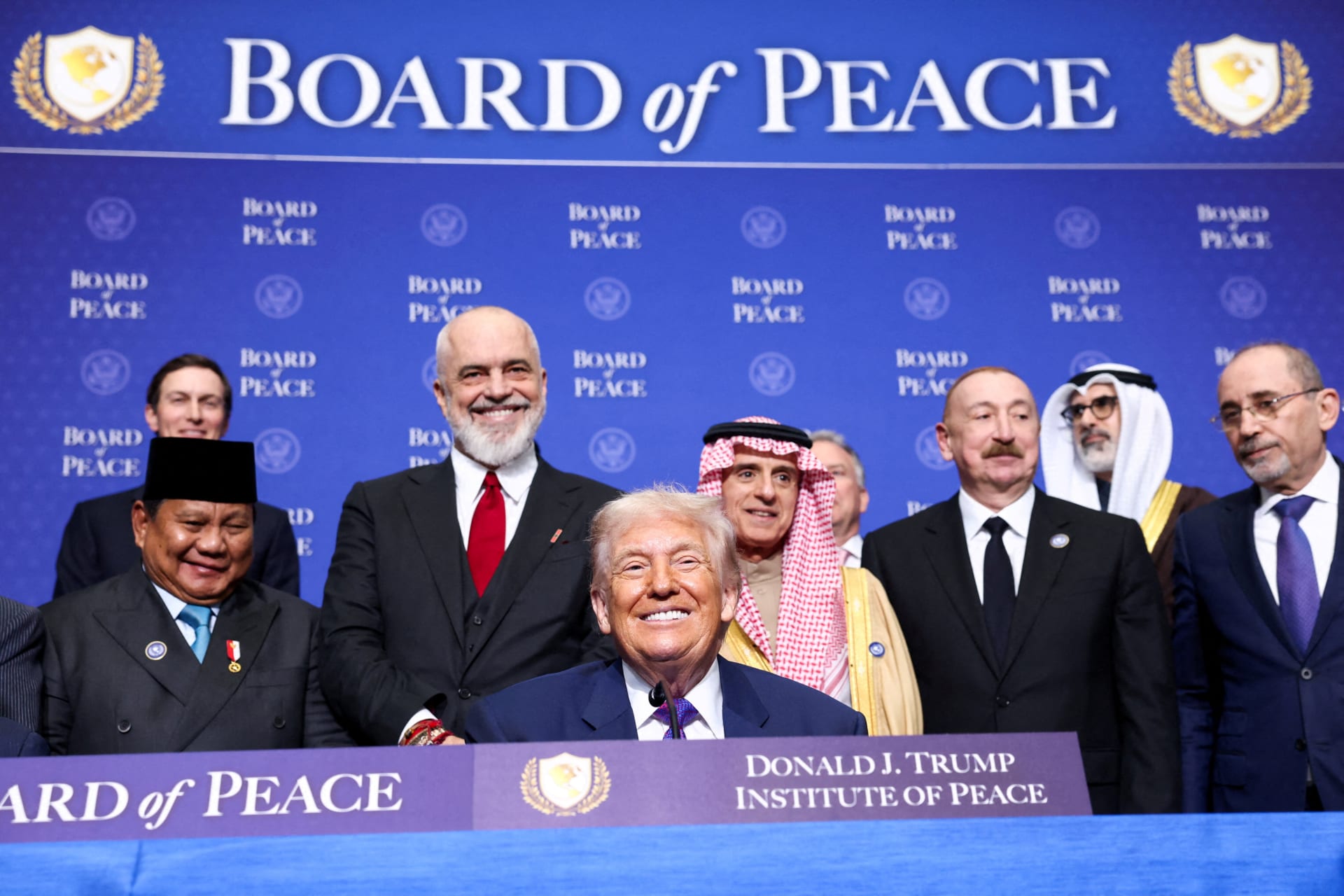 FILE PHOTO: Inaugural meeting of the Board of Peace, in Washington