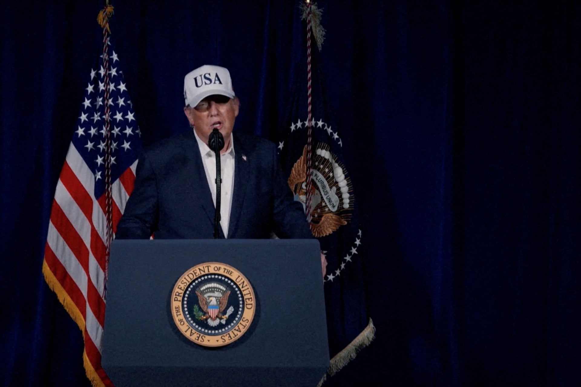 <p>President Donald Trump announces that the United States has begun major combat operations in Iran, February 28, 2026.</p>
