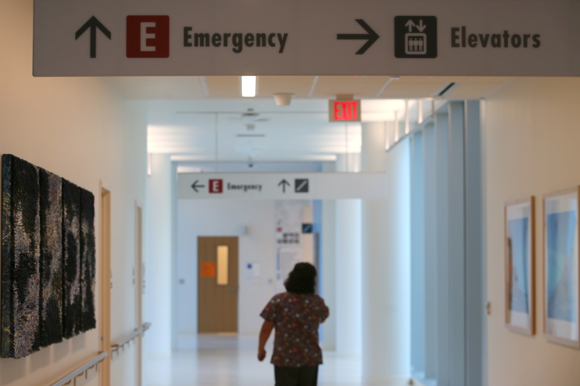 <p>A nurse at the newly constructed Kaiser Permanente San Diego Medical Center. </p>
