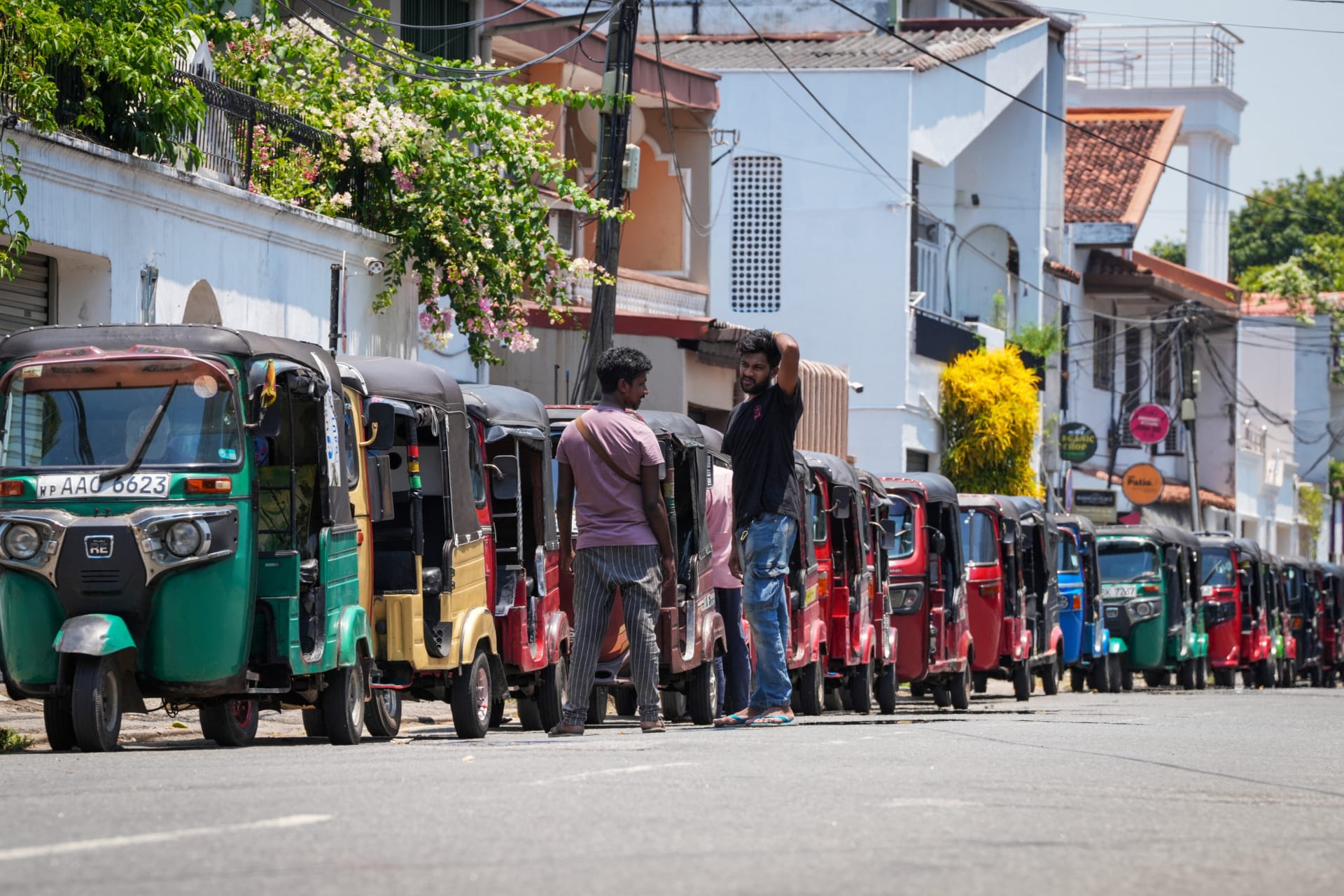 Concerns over fuel supply due to the U.S.-Israel conflict with Iran, in Colombo