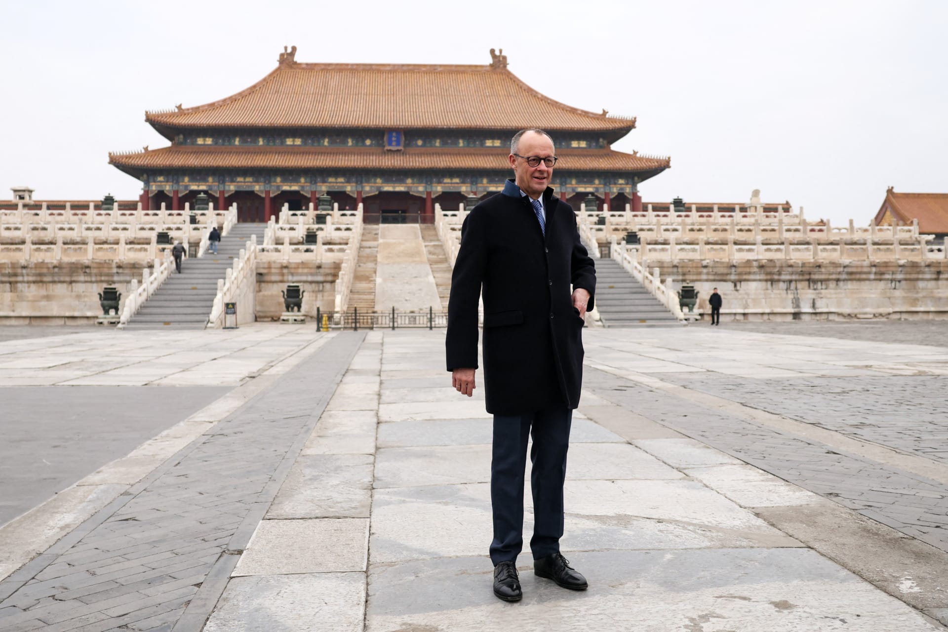 German Chancellor Friedrich Merz visits the Forbidden City in Beijing