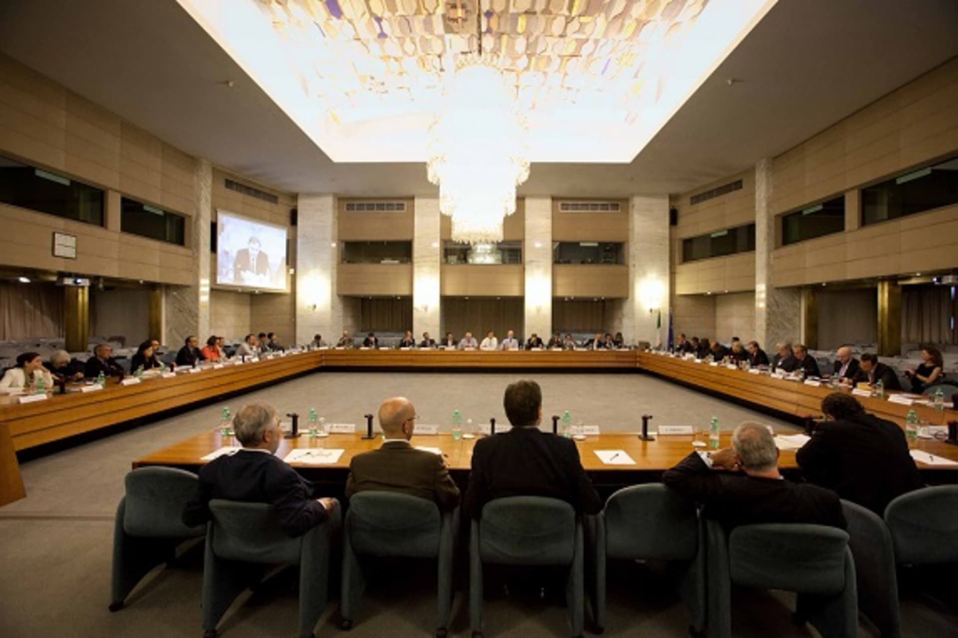 <p>Participants gather in the Italian Ministry of Foreign Affairs for the CoC Third Regional Conference (Leonardo Puccini).</p>
