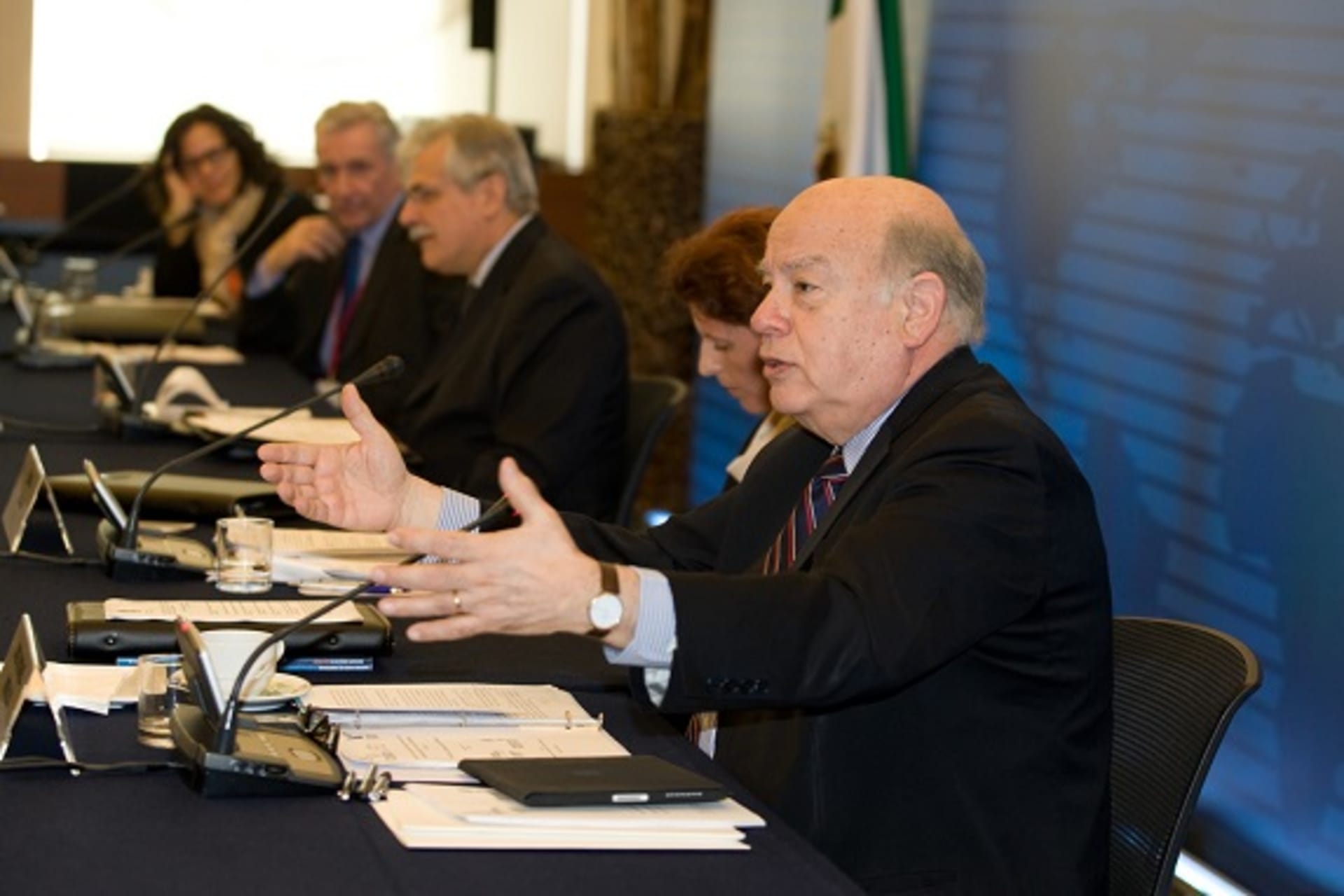 <p>José Miguel Insulza (Secretary General, OAS) participates during the CoC Fourth Regional Conference (Gustavo Benitez).</p>
