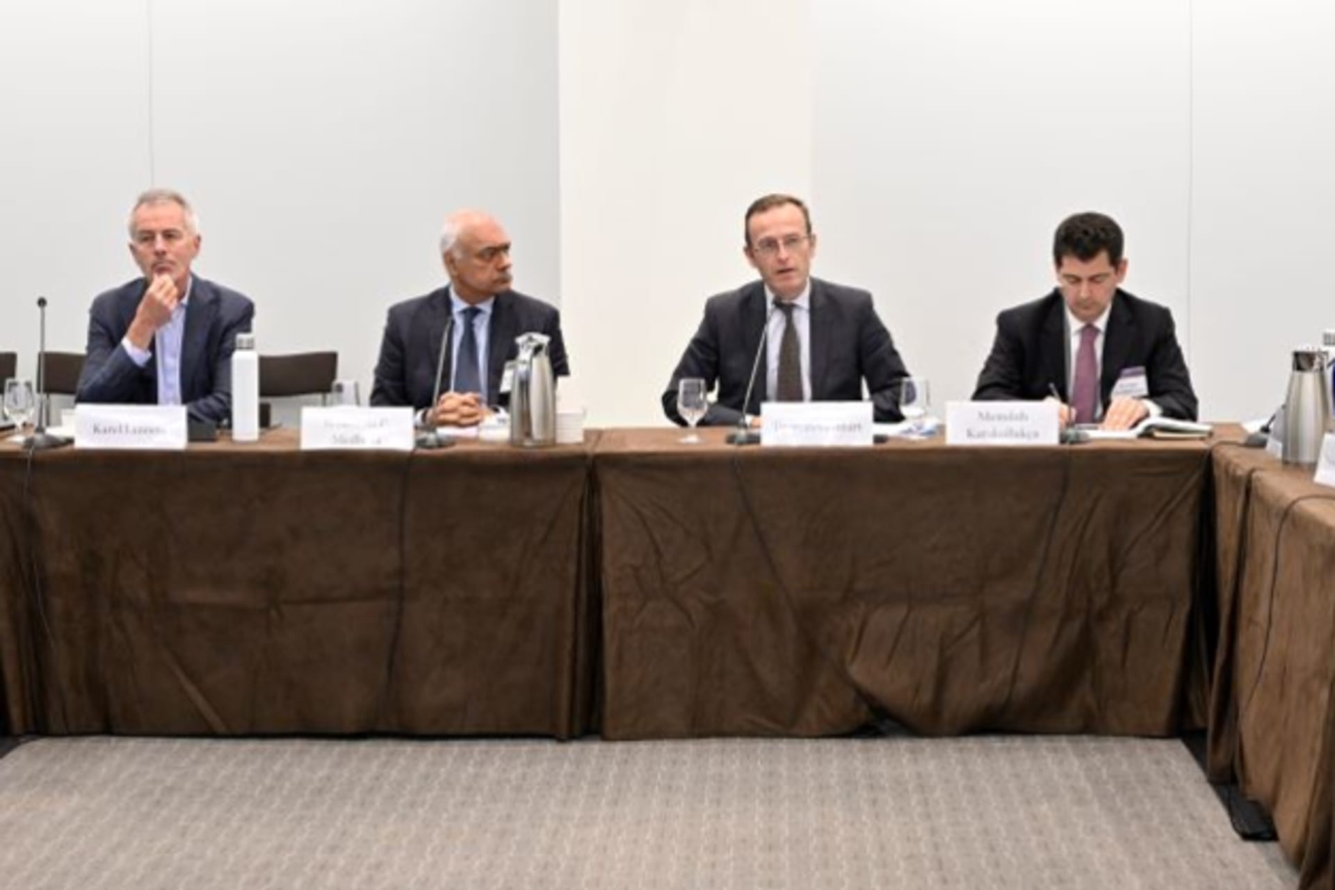<p>Memduh Karakullukçu, Karel Lannoo, Rohinton Medhora, and Thomas Gomart discuss “Global Digital Governance: Is Consensus on New Rules Possible?”</p>
