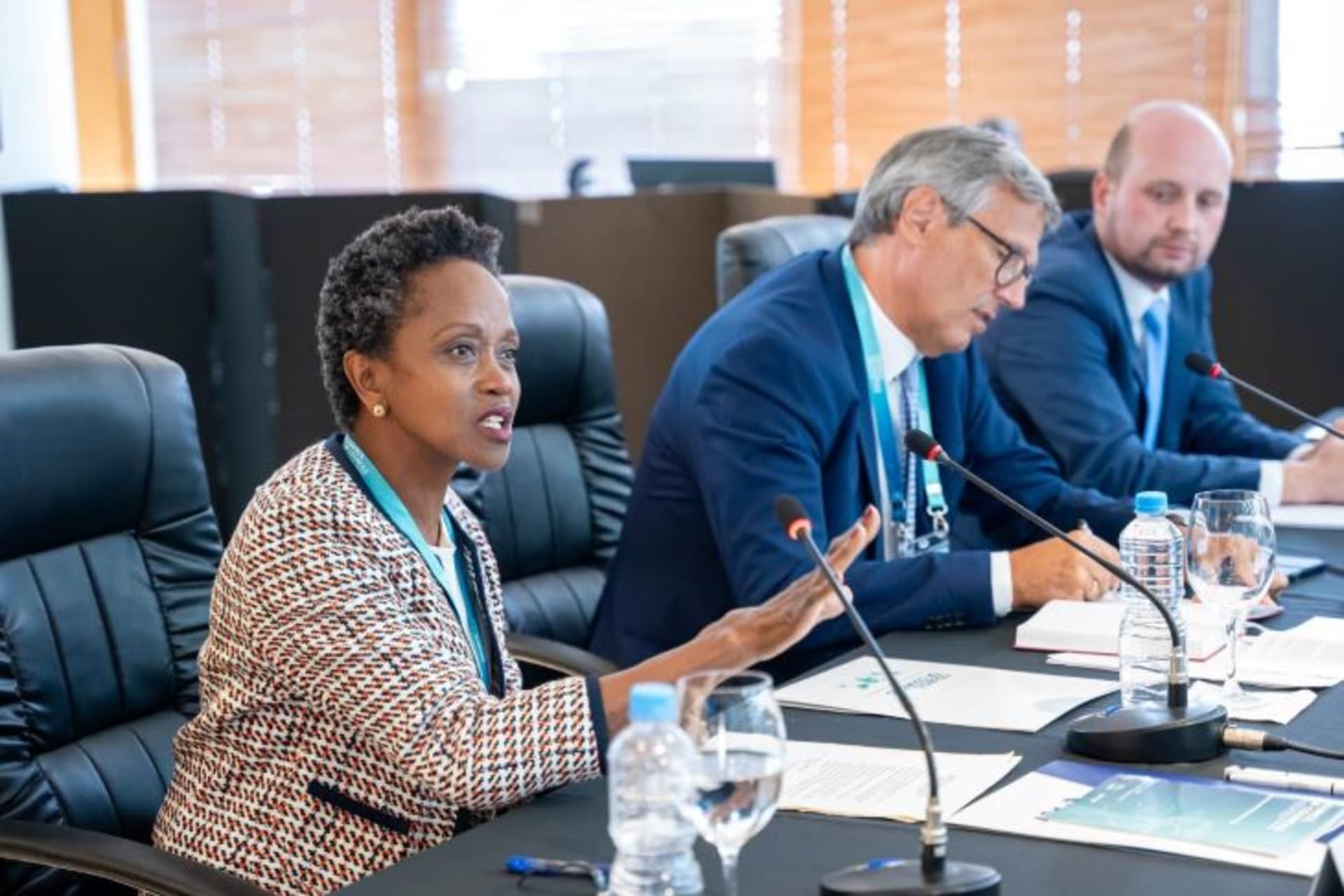 <p>Esther Brimmer, Szymon Zaręba, and Stefan Mair discuss “Beyond Planet Earth: Who Controls Space? Outer Space Contestation and Collaboration.”</p>
