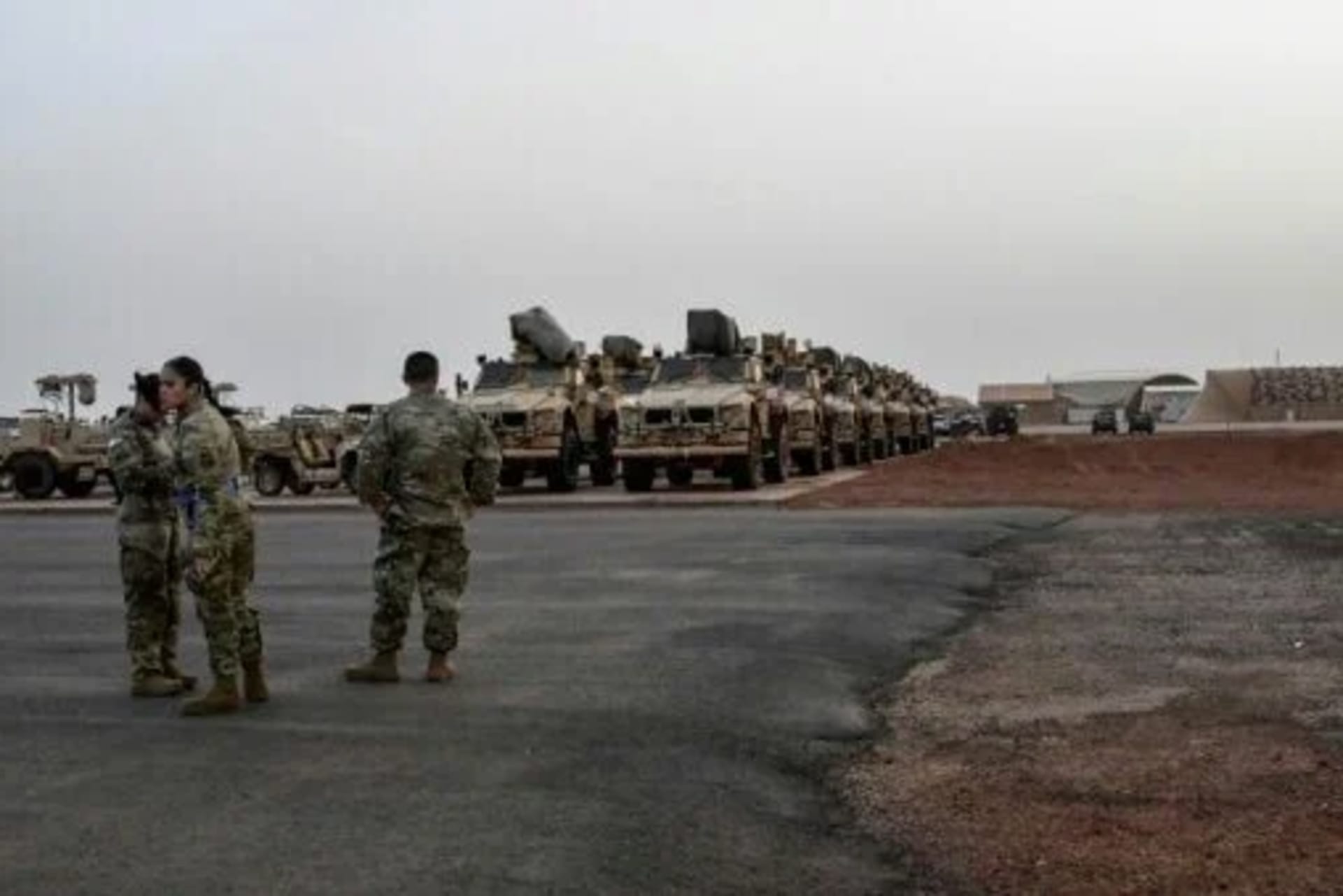 <p>American soldiers prepare to board a cargo plane in Niamey, Niger, on June 7, 2024, as U.S. forces leave the country.</p>
