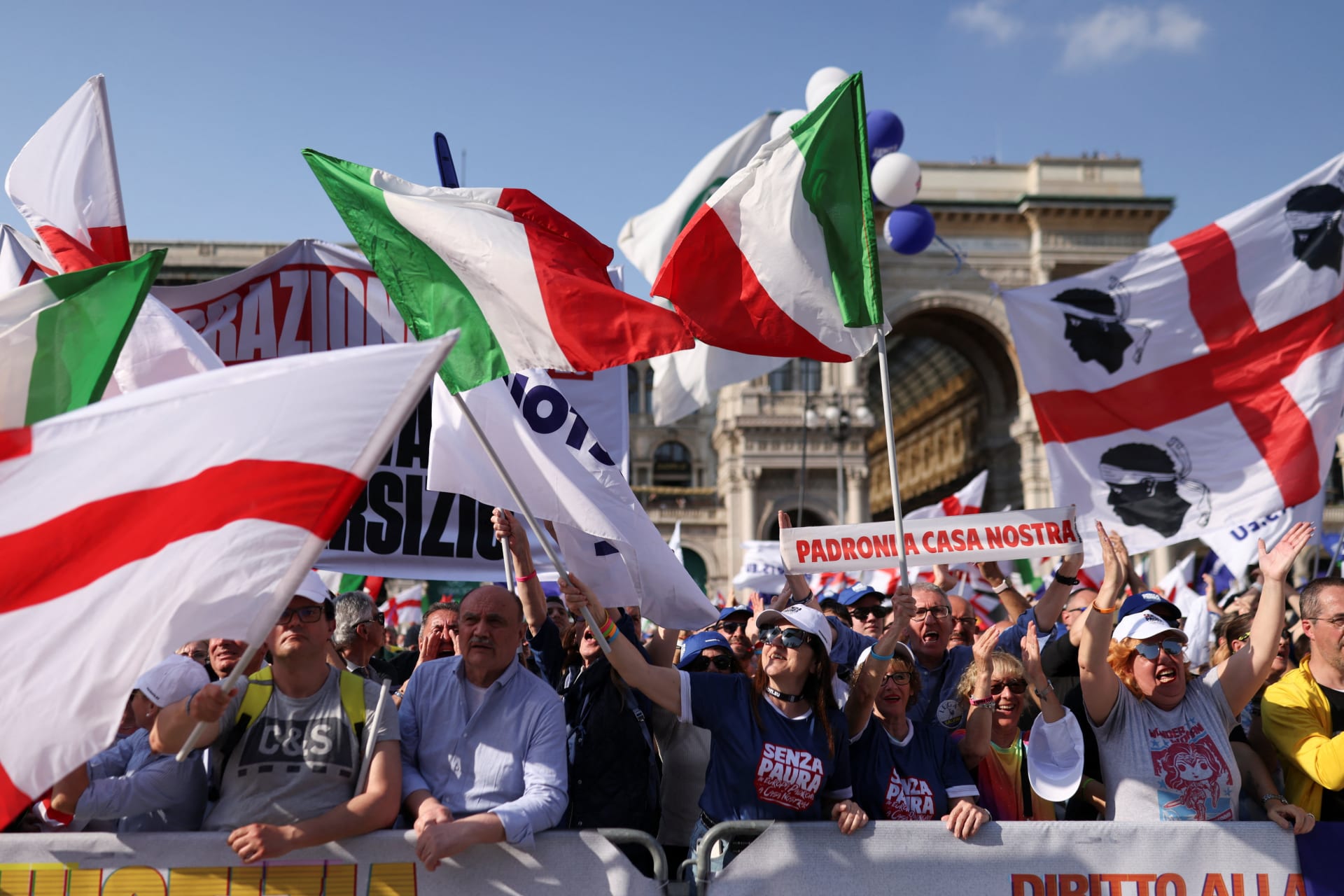 European far-right parties summit in Milan