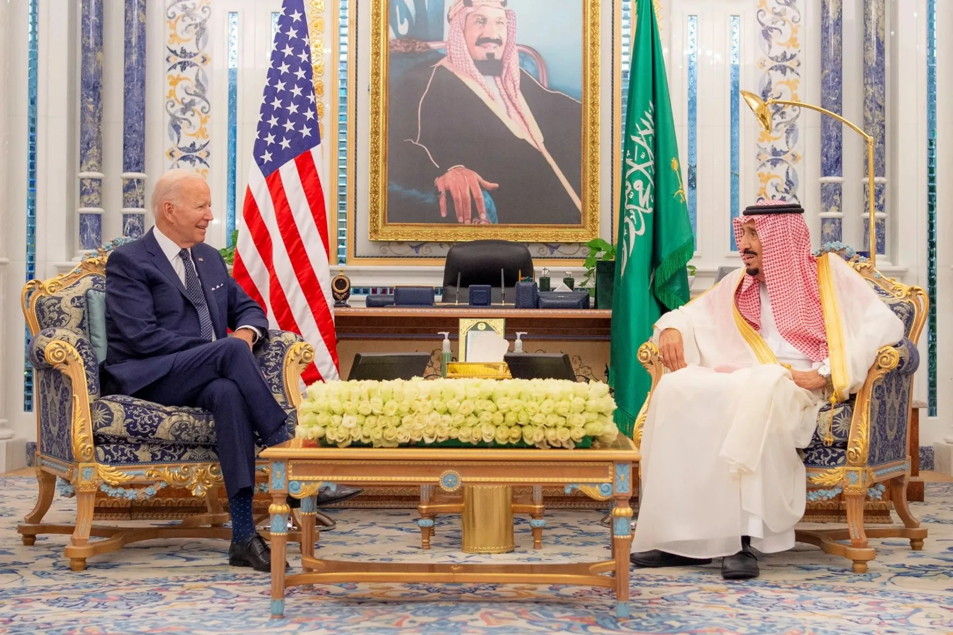 Bide And Saudi Leader