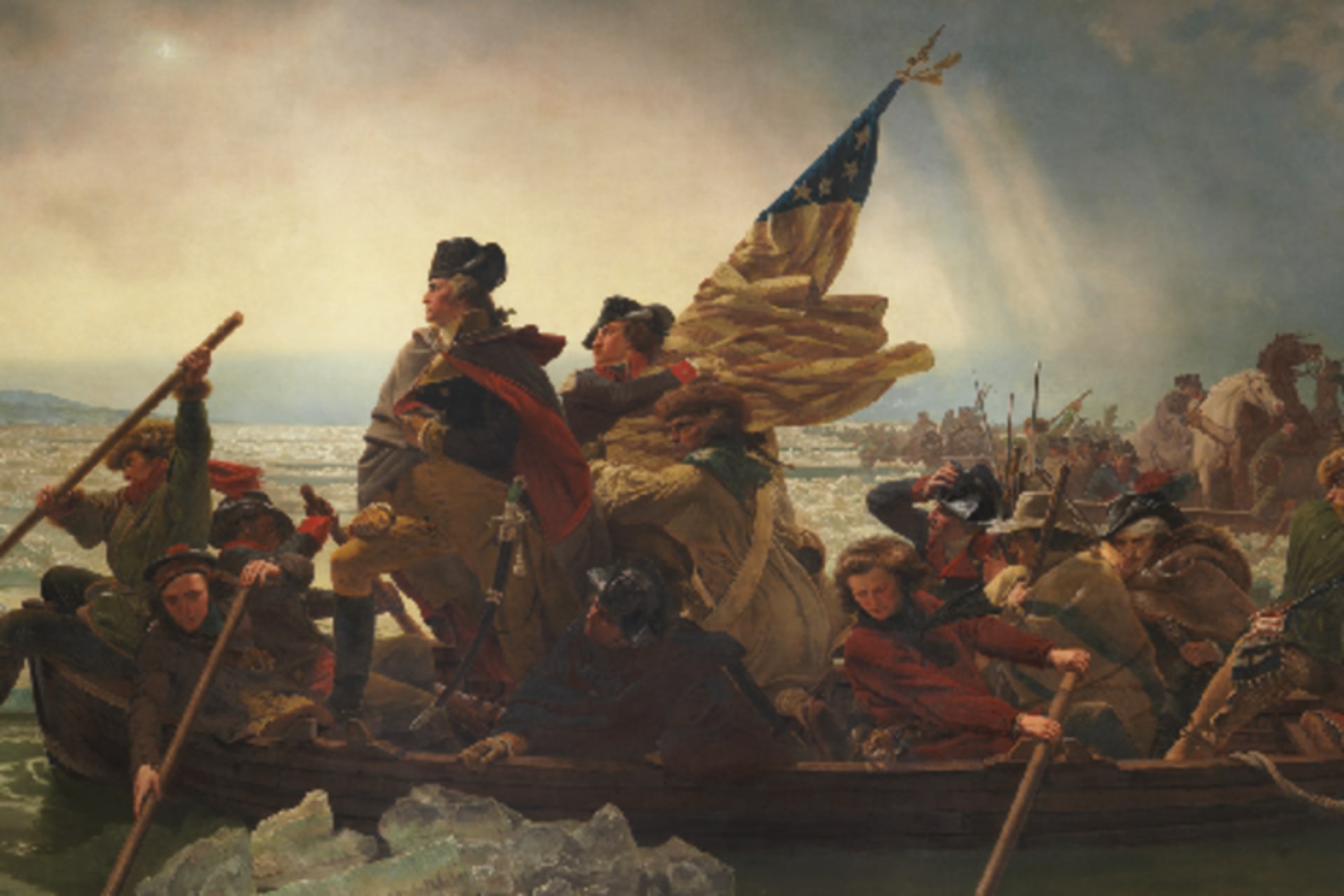 Washington Crossing the Delaware, Painting by Emanuel Leutze