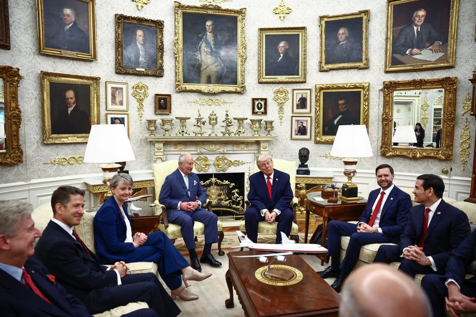 Britain's King Charles and Queen Camilla in the United States for state visit