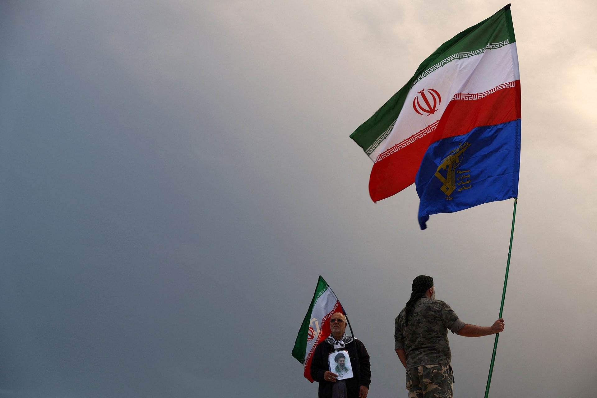 <p>People hold Iranian flags during a rally in Tehran, Iran, April 29, 2026. Majid Asgaripour/West Asia News Agency via Reuters</p>
