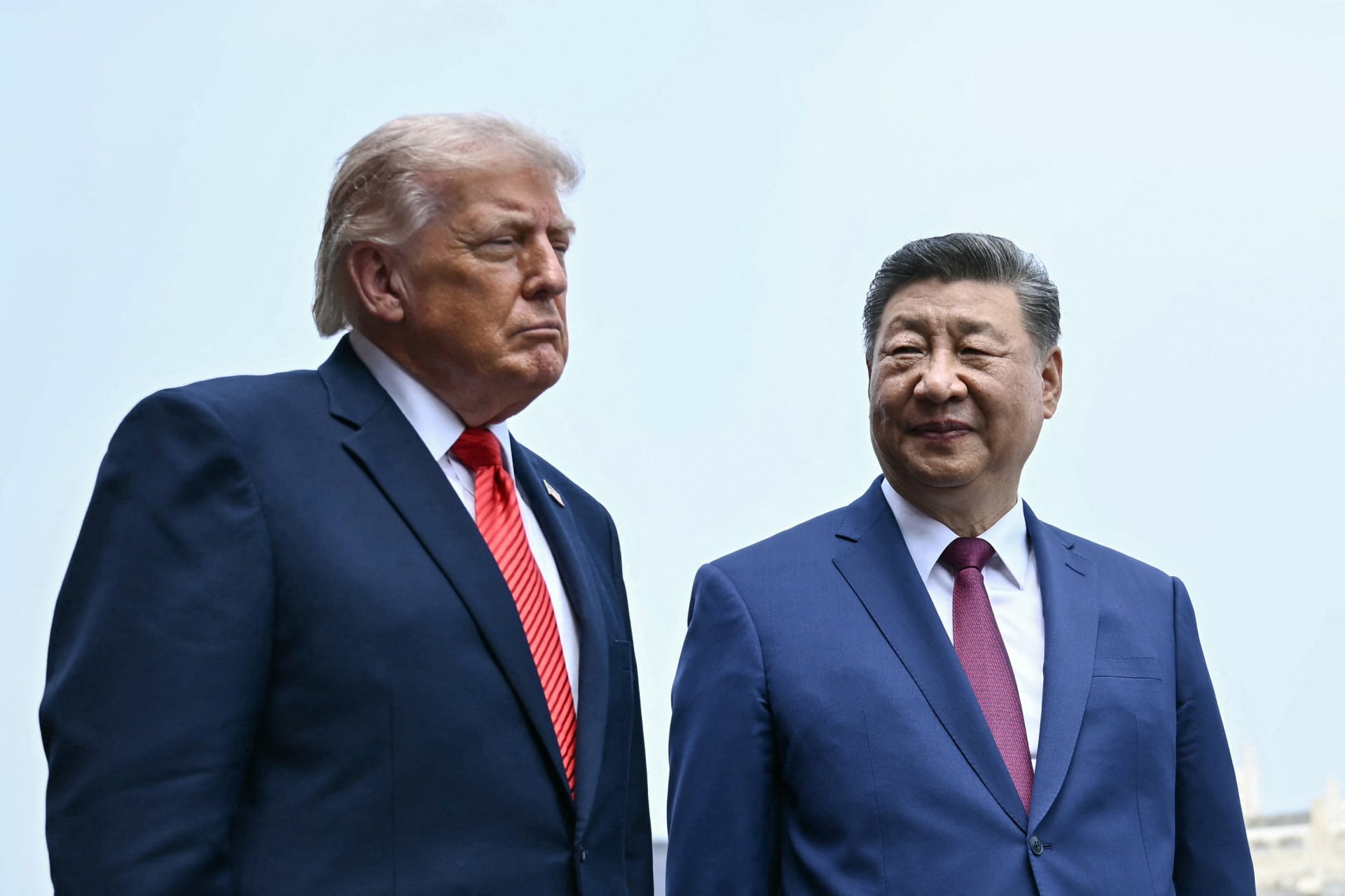 China's President Xi Jinping and US President Donald Trump visit the Temple of Heaven in Beijing on May 14, 2026. BRENDAN SMIALOWSKI/Pool via REUTERS