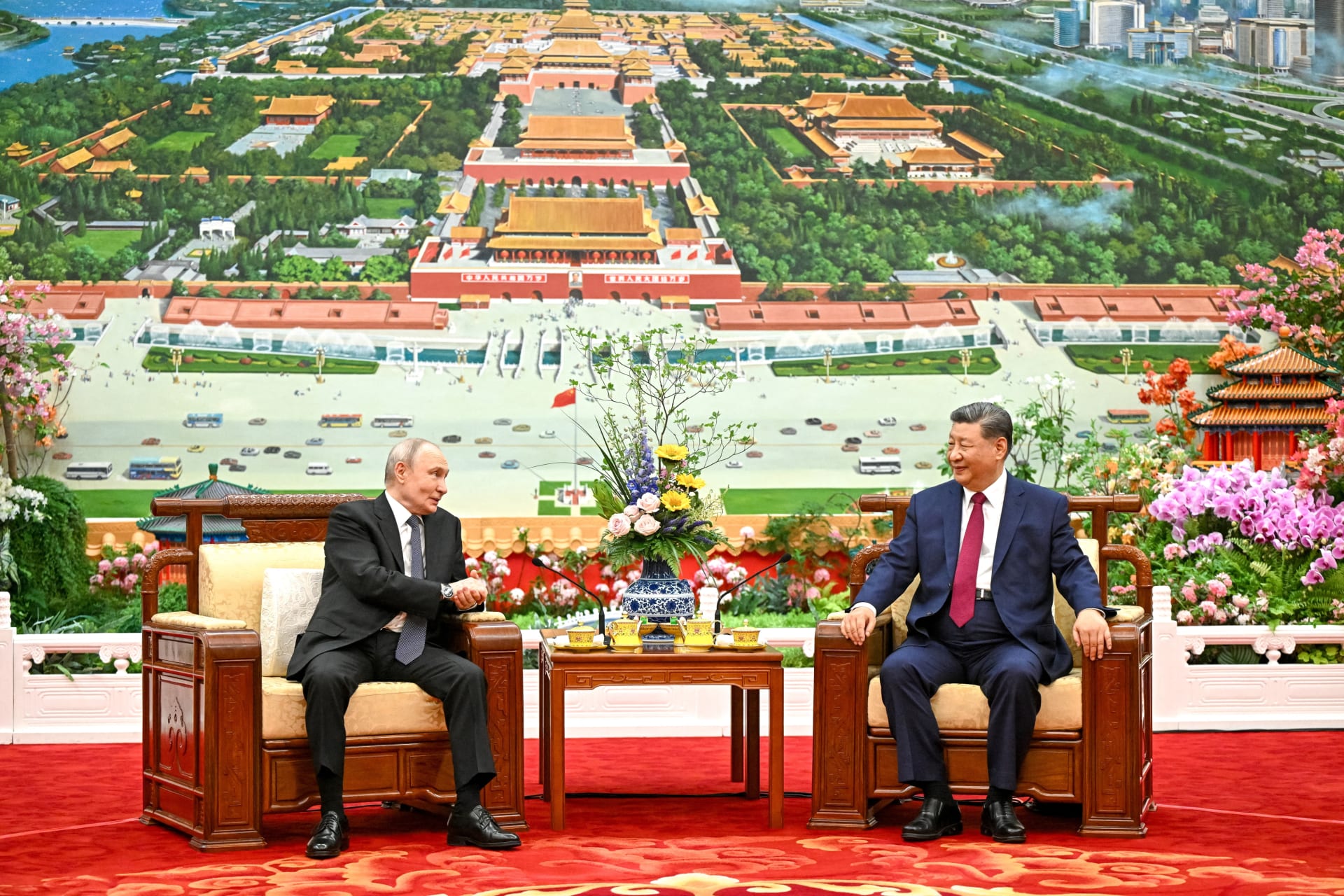 Russian President Vladimir Putin visits China