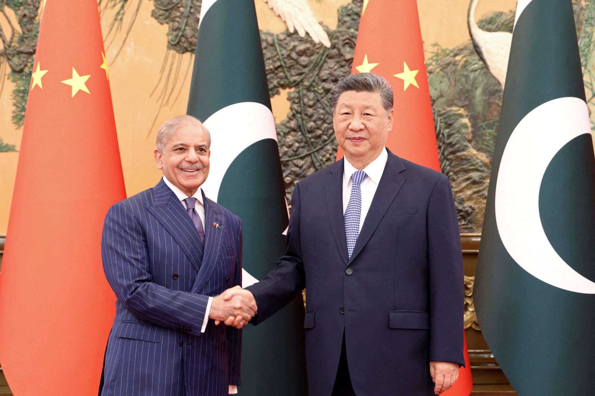Pakistan Prime Minister Shehbaz Sharif visits China