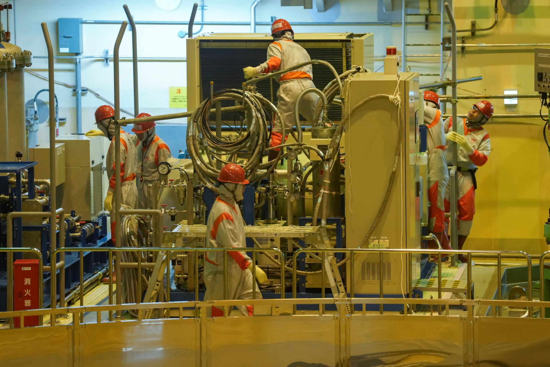 Tepco nuclear power plant media tour in Kariwa Village