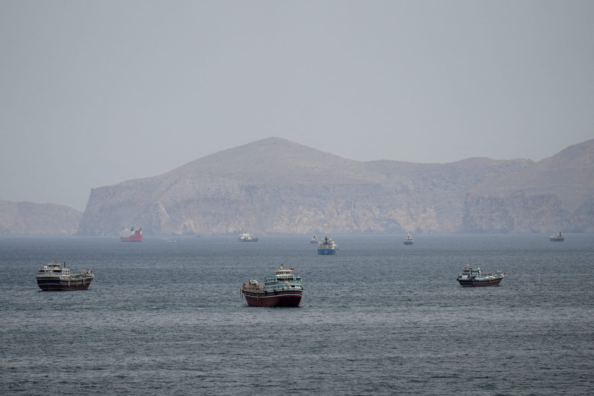 Ships and boats in the Strait of Hormuz. (Stringer/File Photo/Reuters)