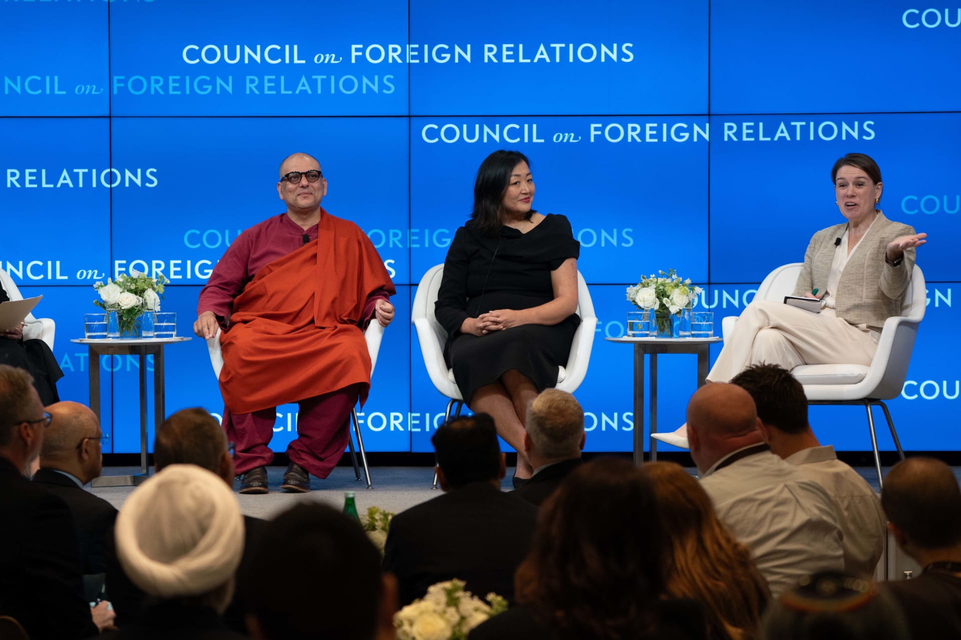 Speakers on CFR stage