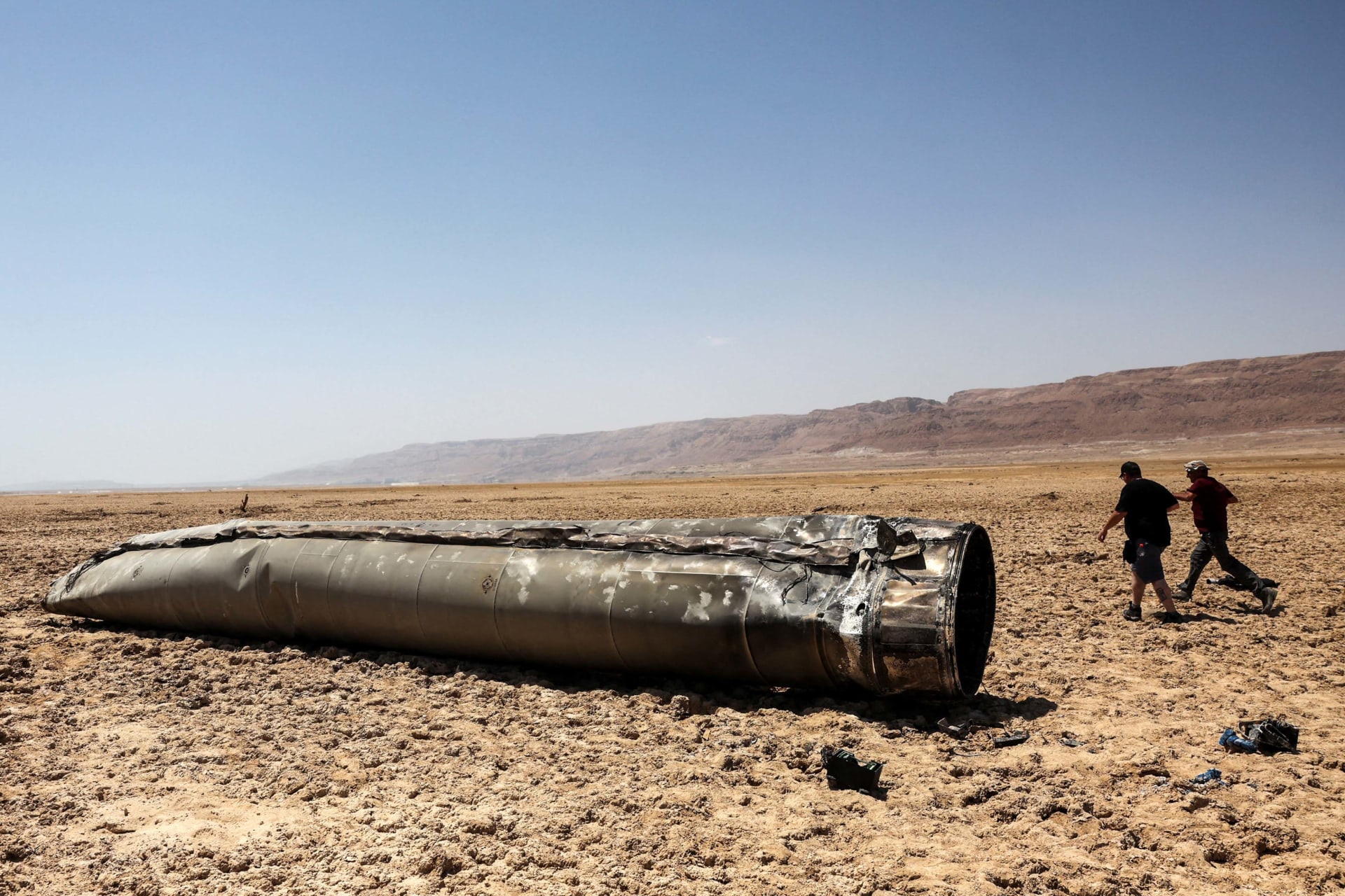 Remains of ballistic missile.