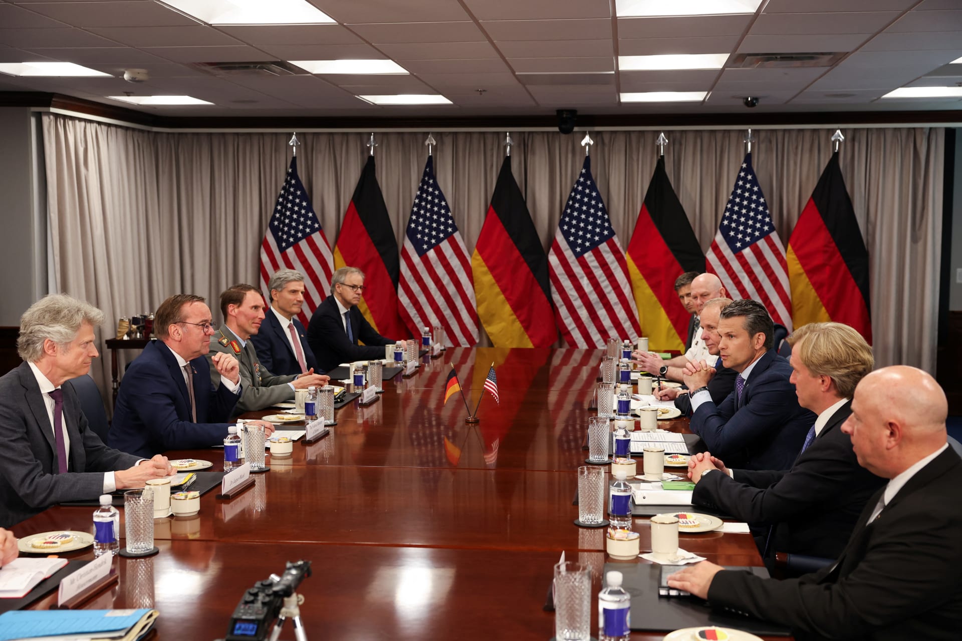 German Defence Minister Boris Pistorius visits the U.S.