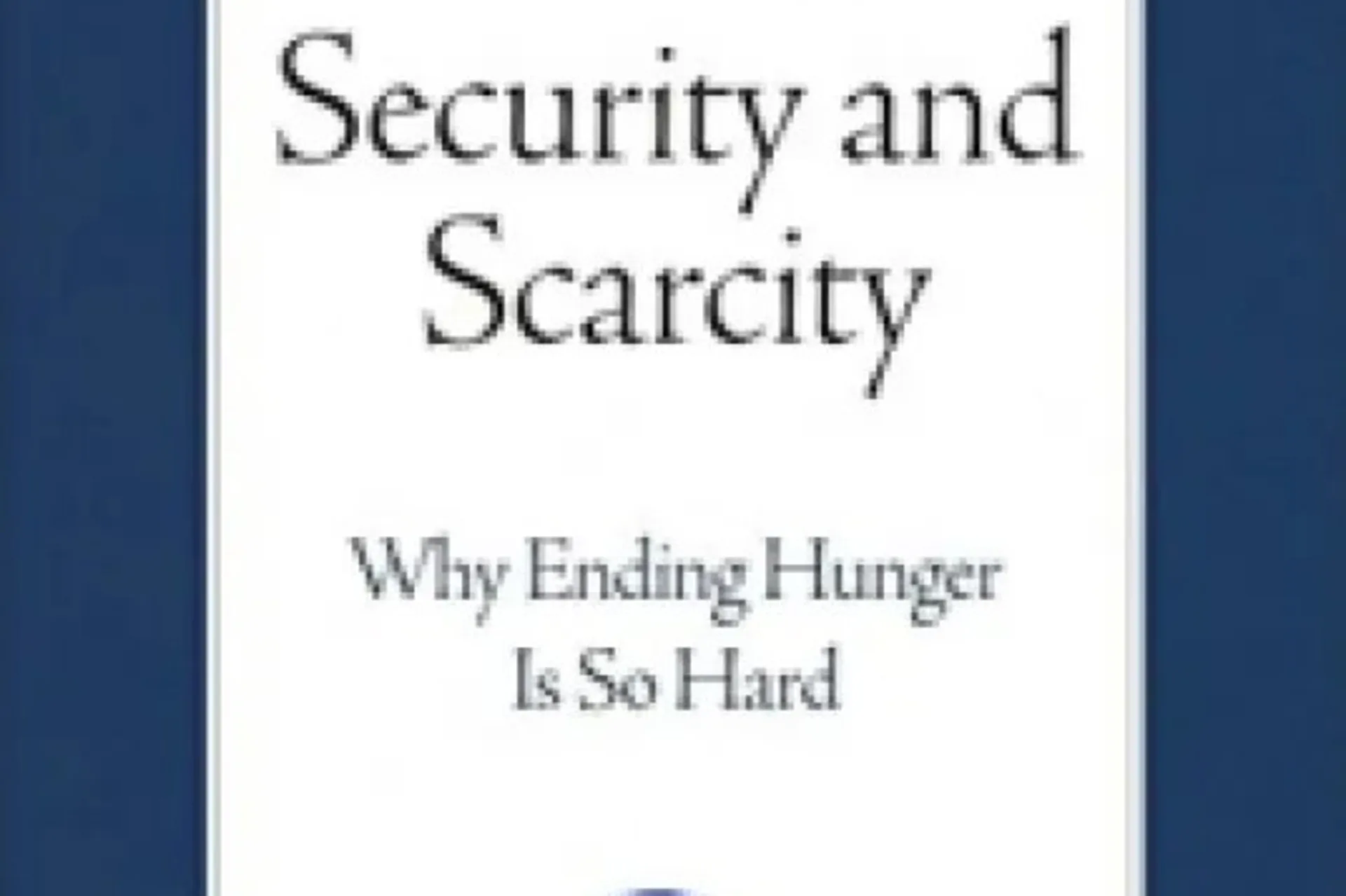Food Security and Scarcity Book Cover
