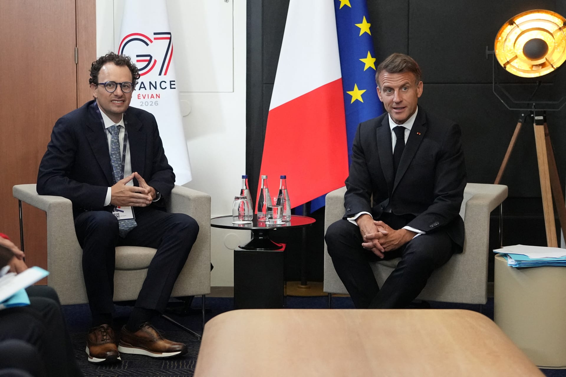 Meeting on the sidelines of the G7 summit in Evian-les-Bains