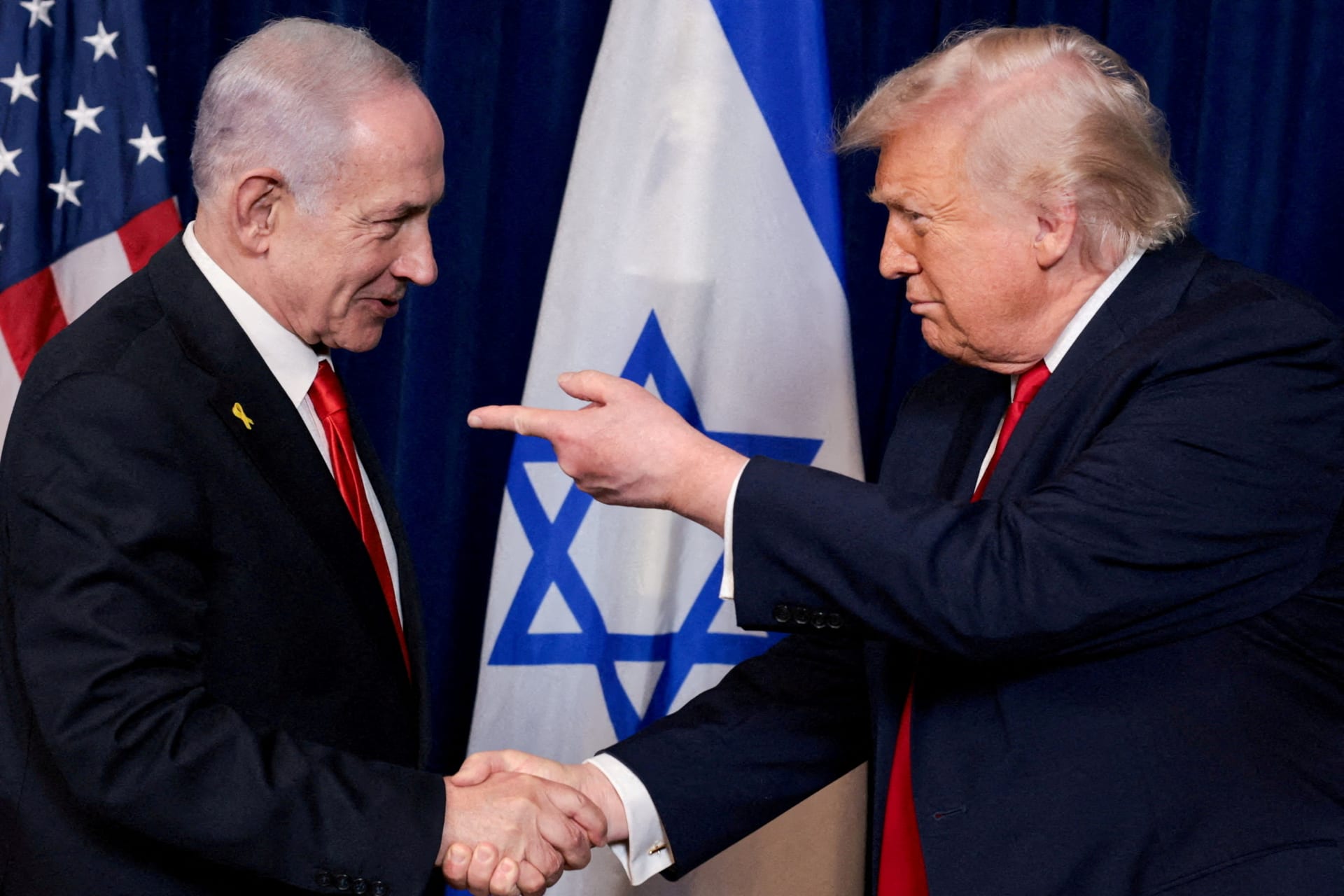 U.S. President Trump meets Israeli PM Netanyahu at Trump’s Mar-a-Lago club, in Palm Beach