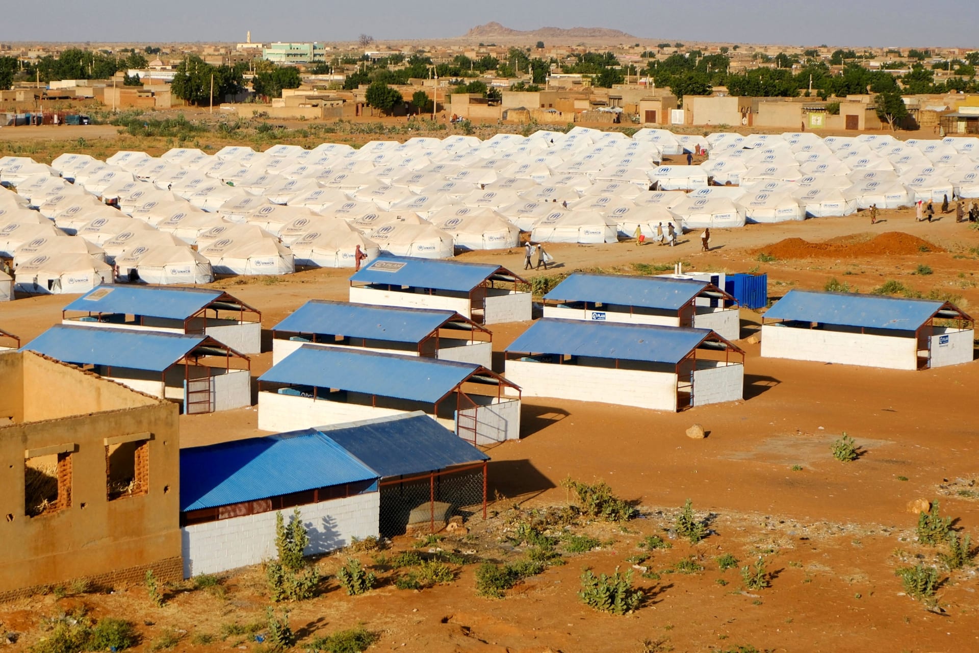A displaced persons camp in El Obeid, North Kordofan State, Sudan on January 12, 2026.