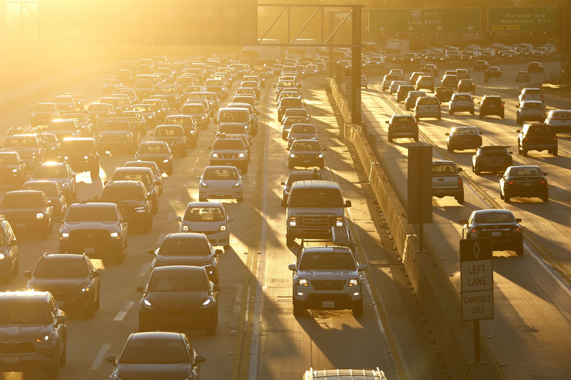 Interstate 405 Traffic In Los Angeles