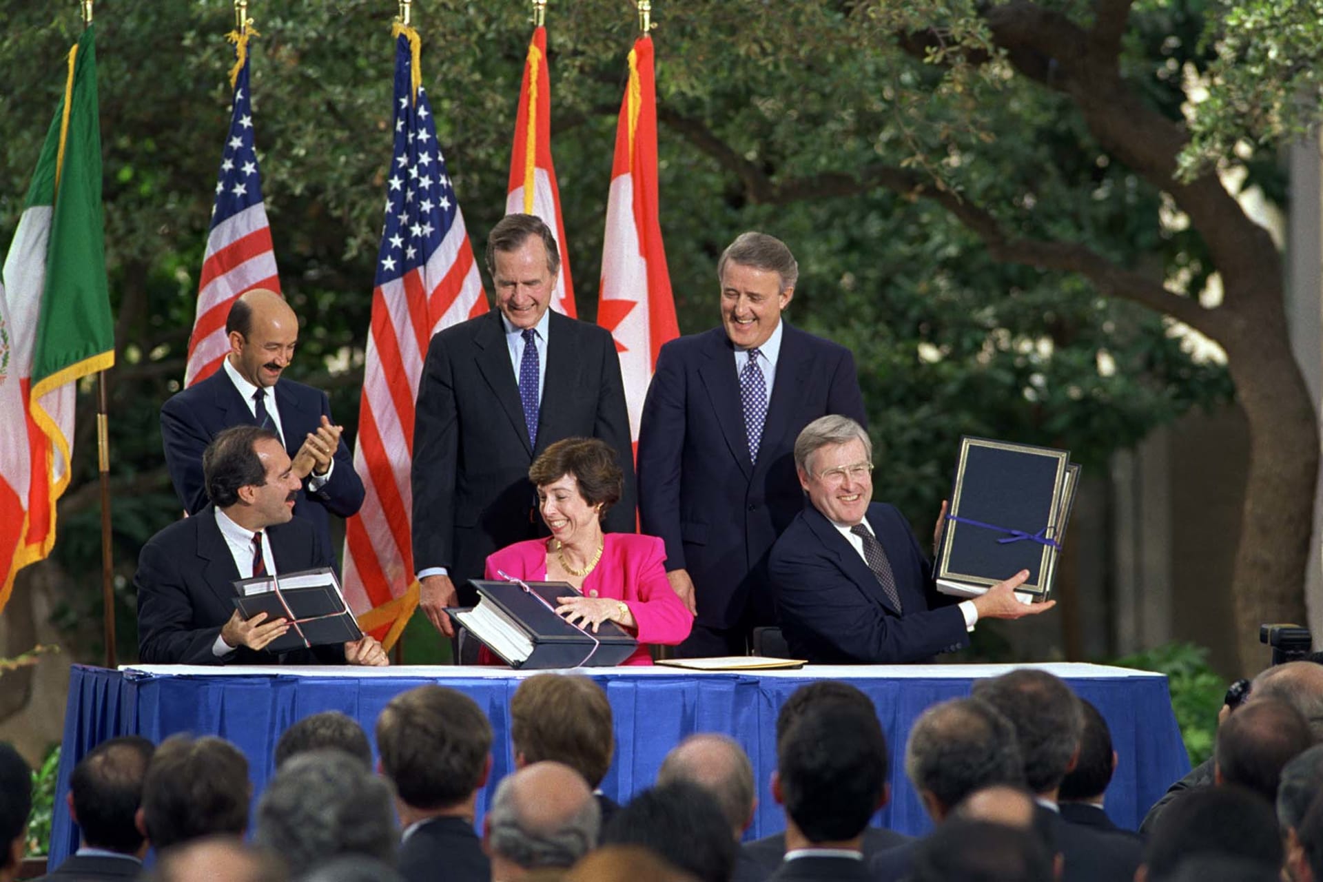 Signing of Nafta