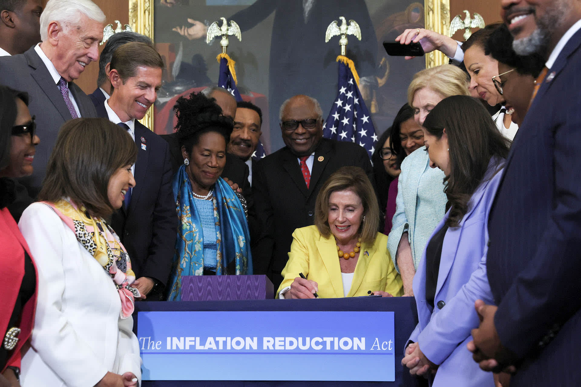 U.S. House of Representatives passes the "Inflation Reduction Act of 2022," on Capitol Hill in Washington