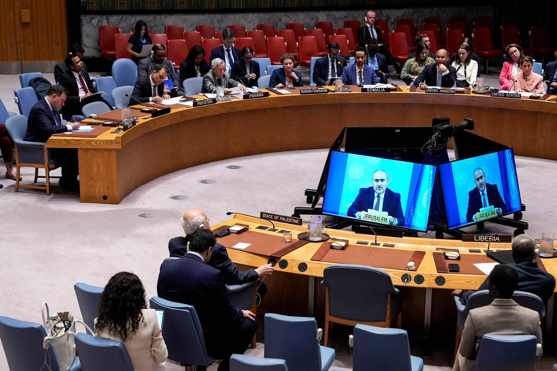 United Nations Security Council meeting on the situation in the Middle East