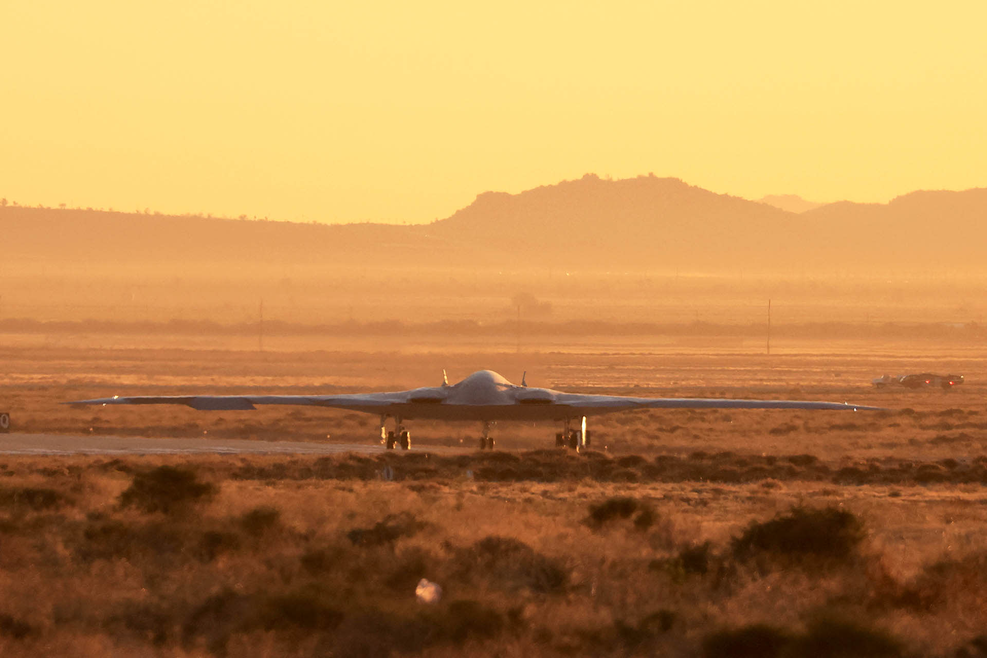 First flight of the United States Air Force's B-21 "Raider"